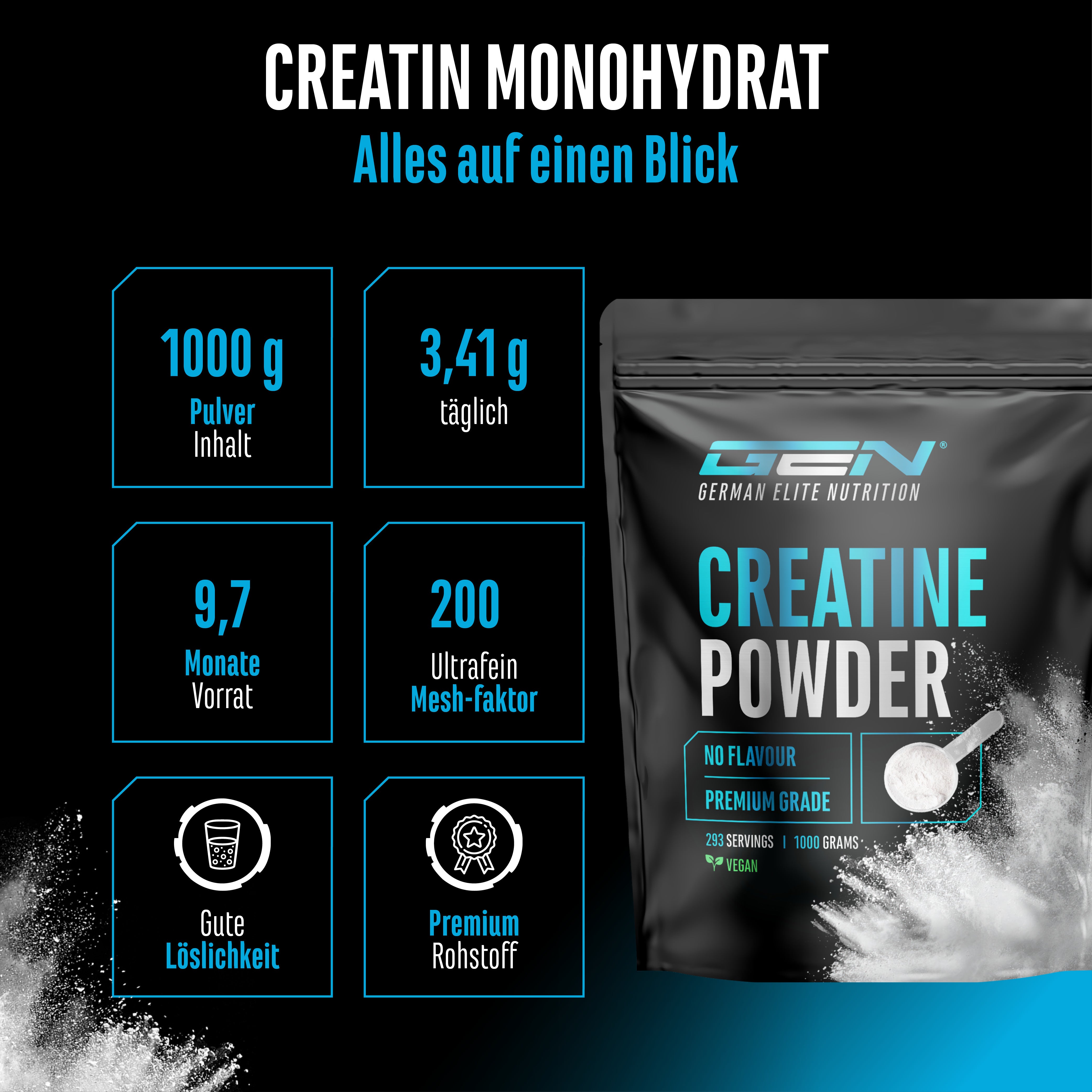 Creatin Monohydrat Nachfüllbeutel