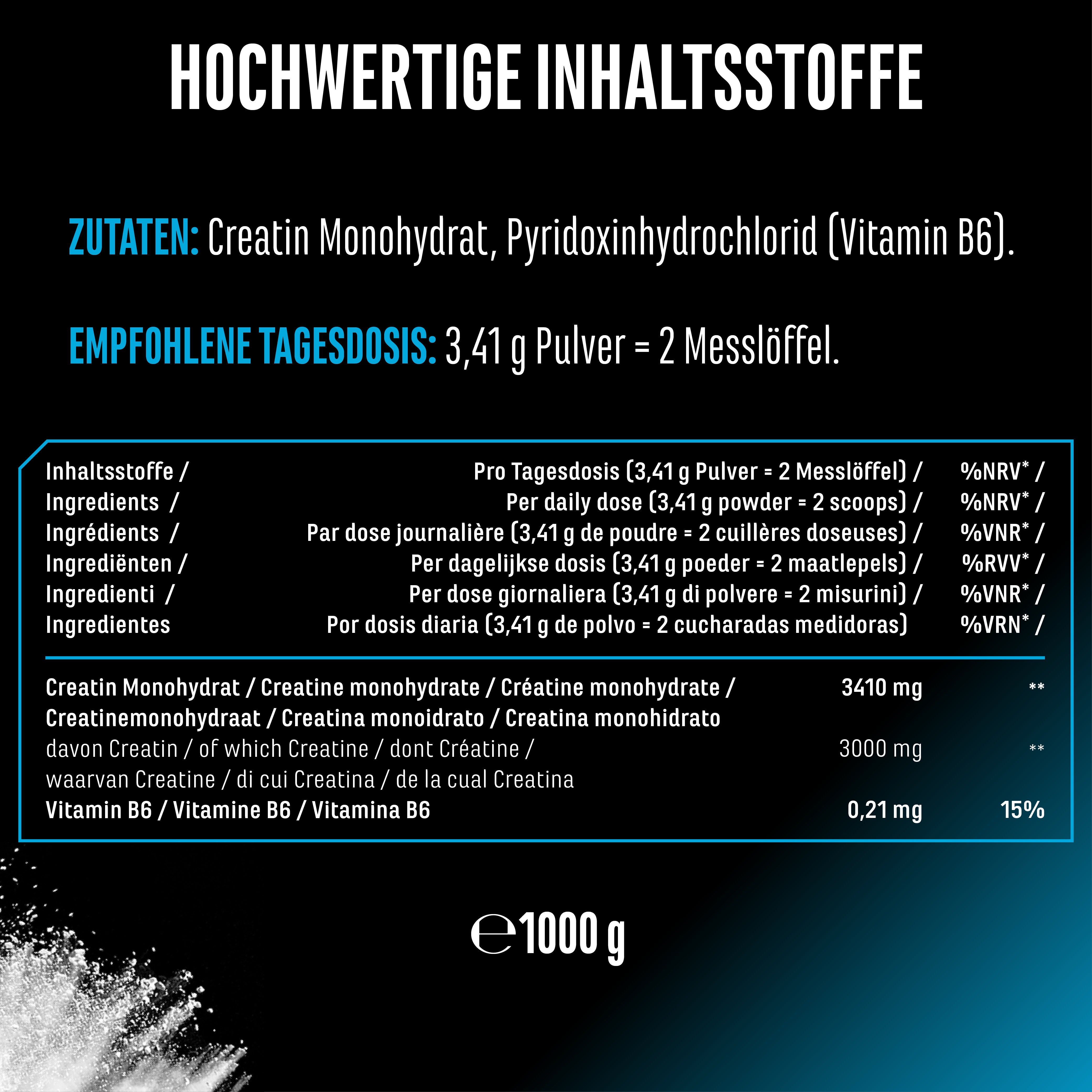 Creatin Monohydrat Nachfüllbeutel