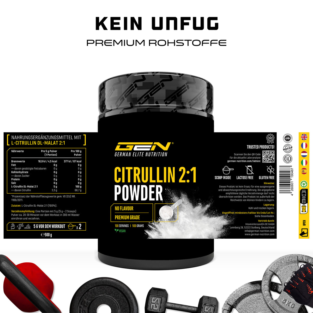 L-Citrulina en polvo