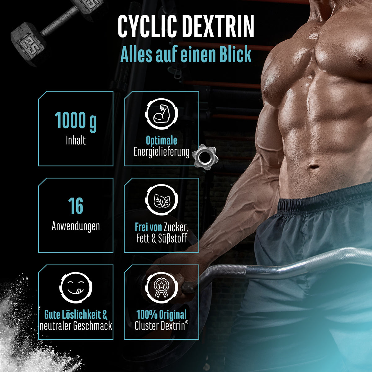 Cyclic - Cluster Dextrin - 1000 g