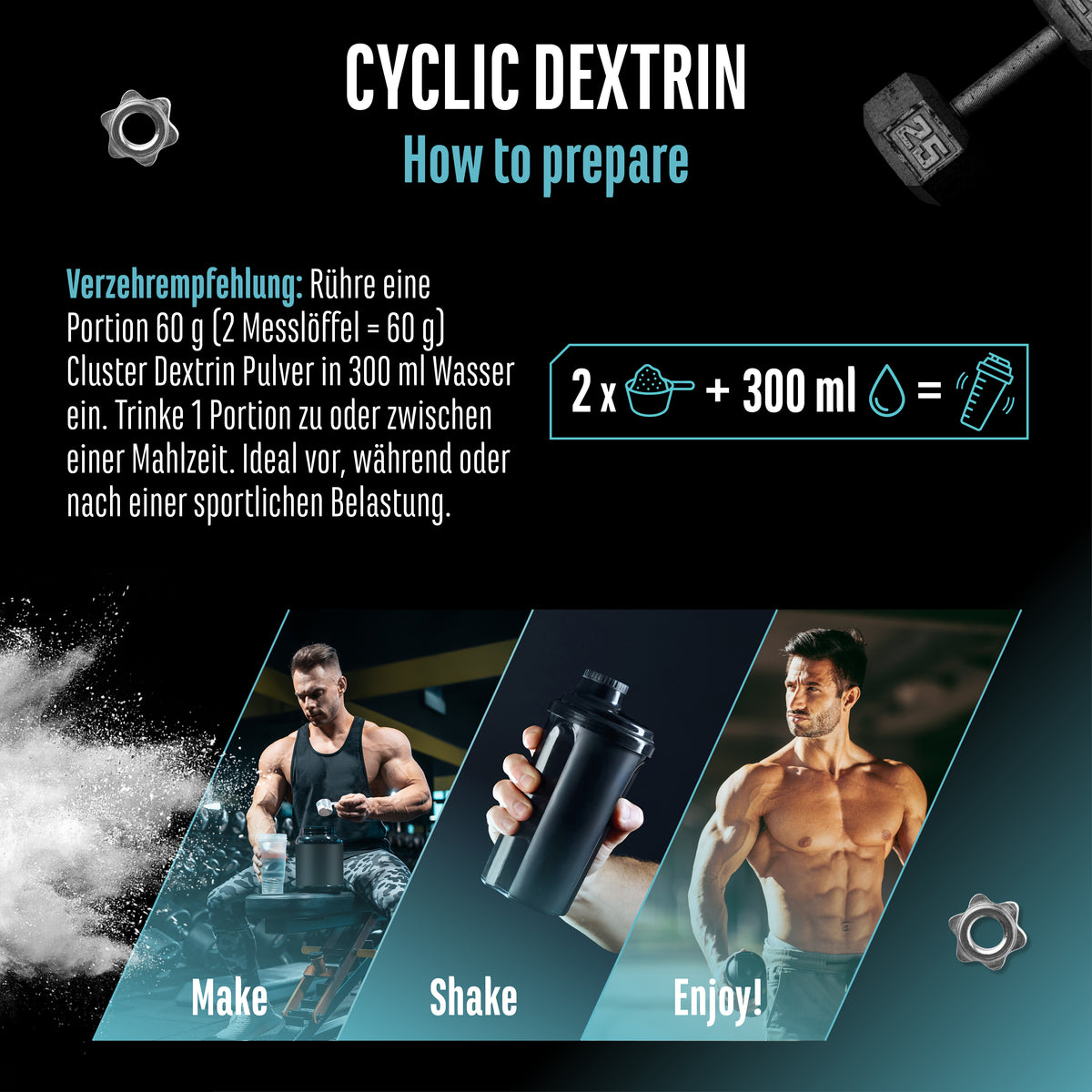 Cyclic - Cluster Dextrin - 1000 g
