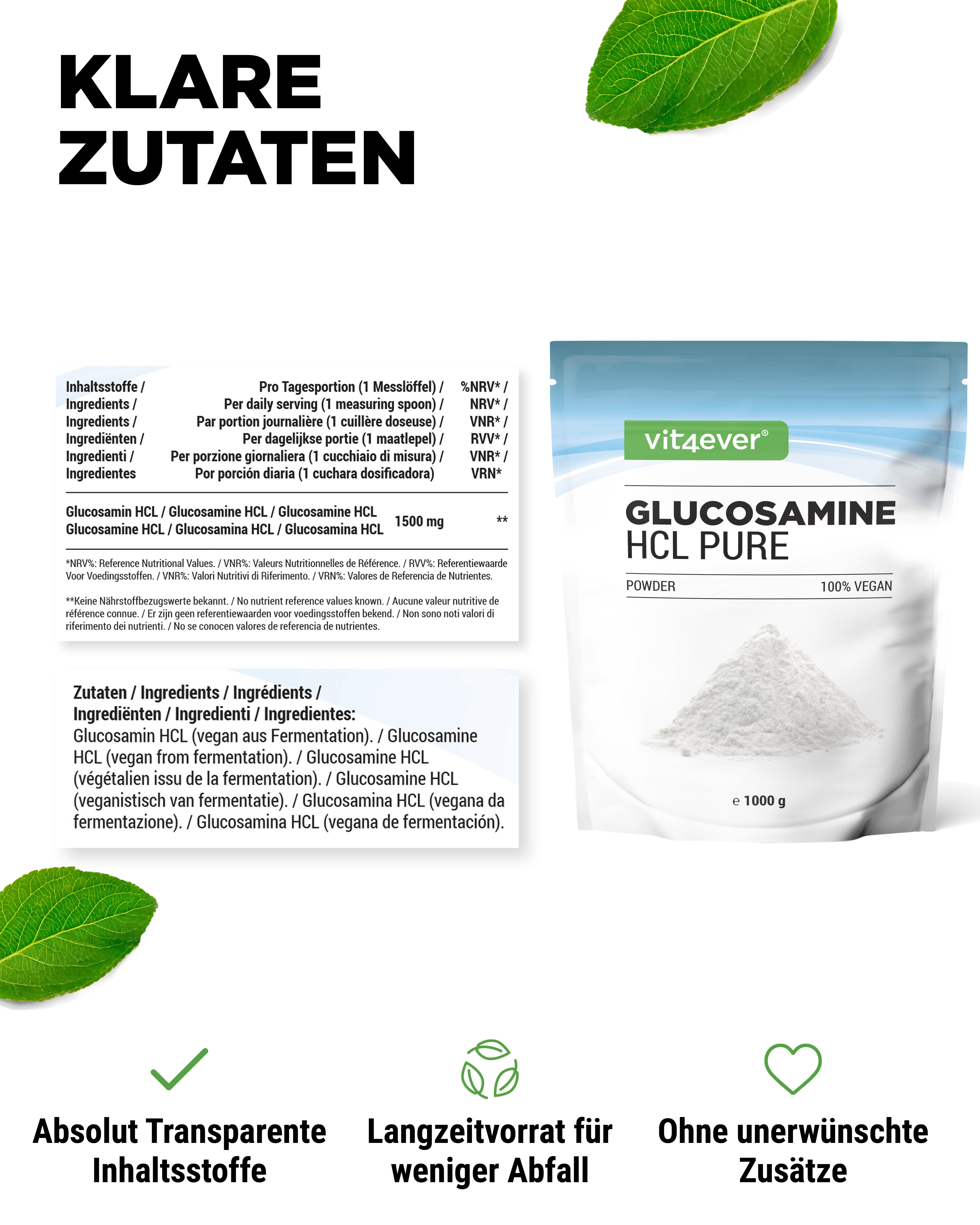 Glucosamin HCL Pure