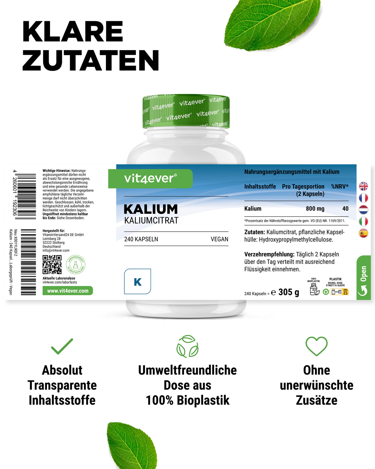 Kaliumcitrat Kapseln