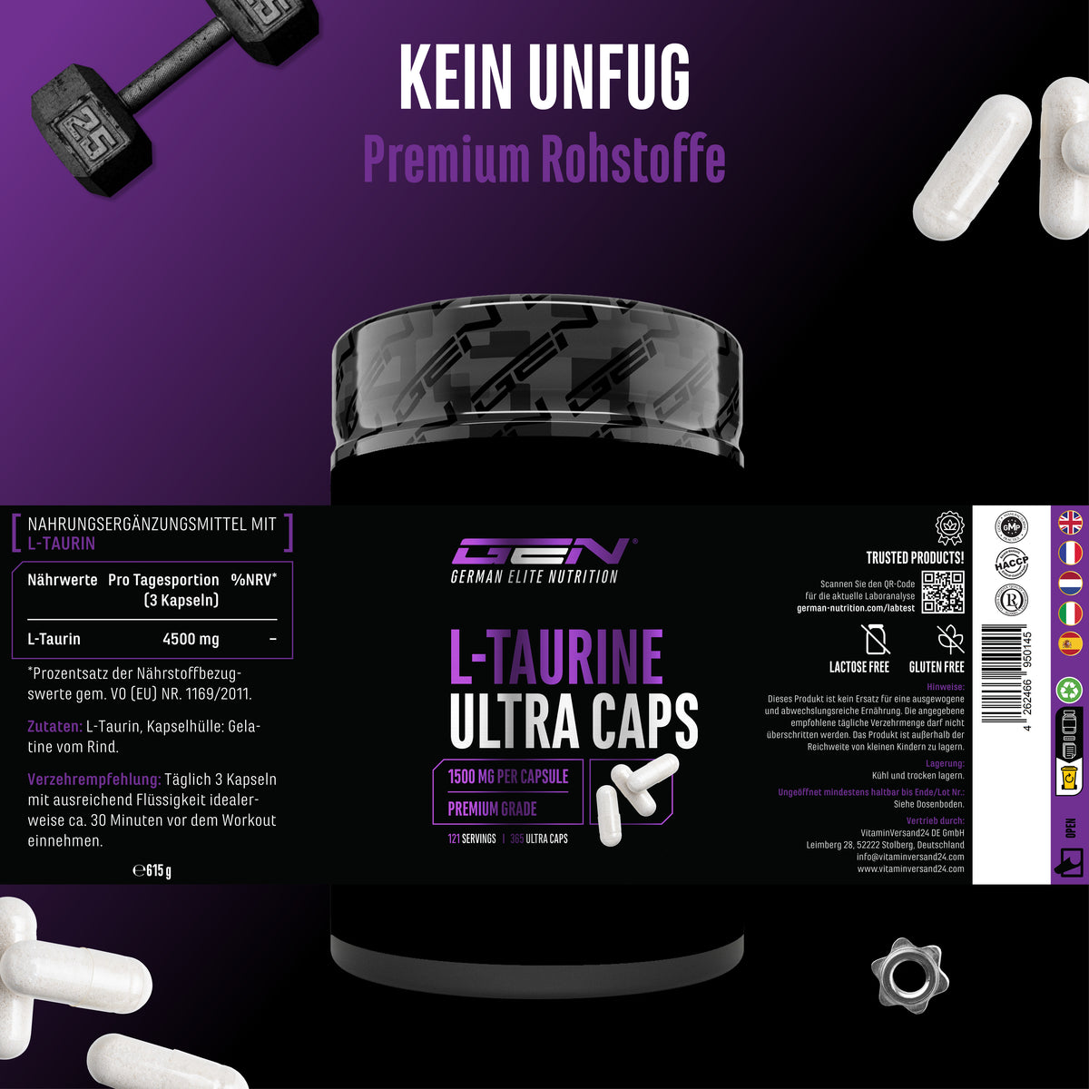 L-Taurin Ultra Caps