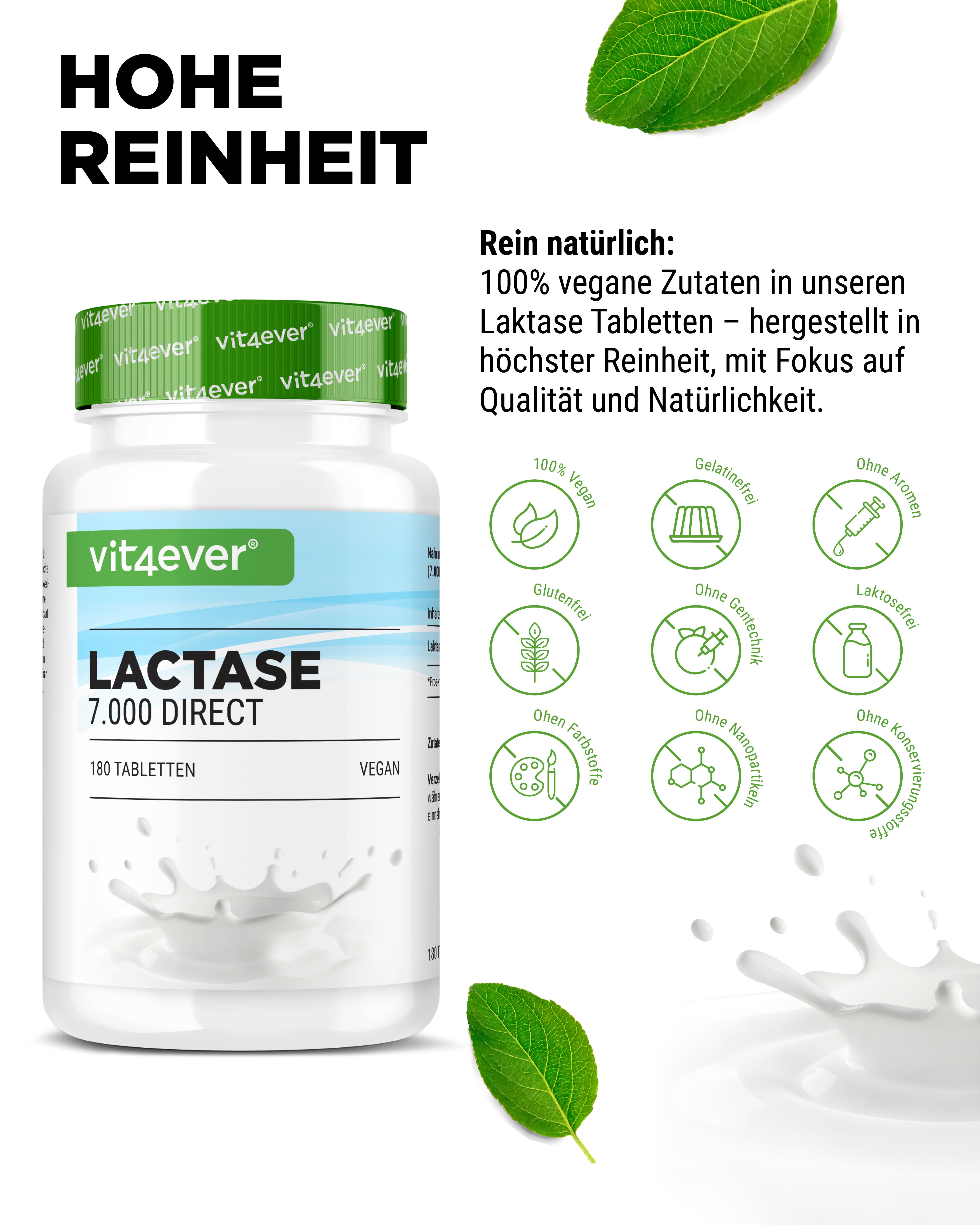 Laktase - á 7000 FCC-Einheiten,