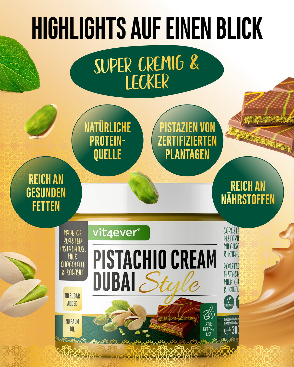 Crème de pistache