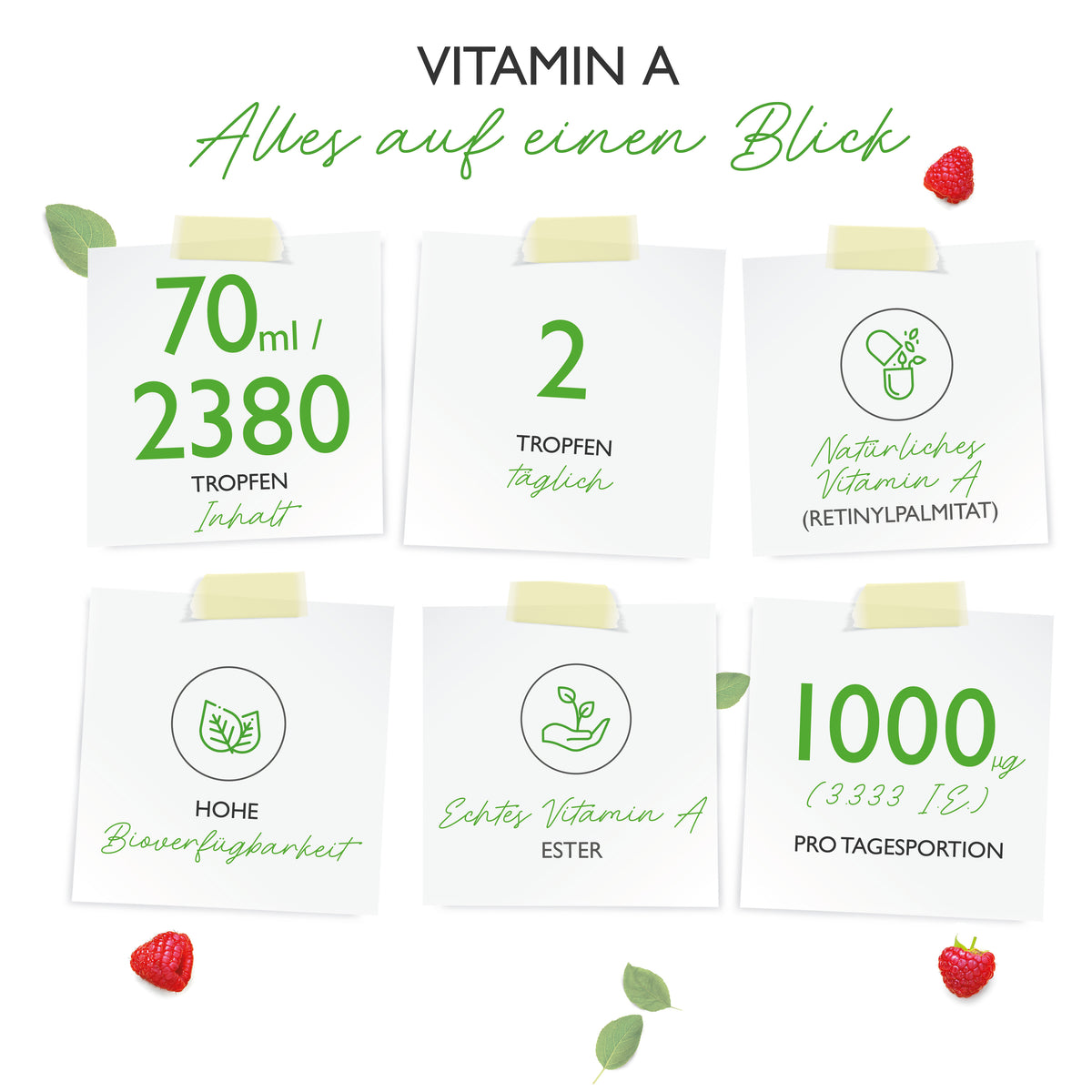 Vitamin A Tropfen - 500 mcg