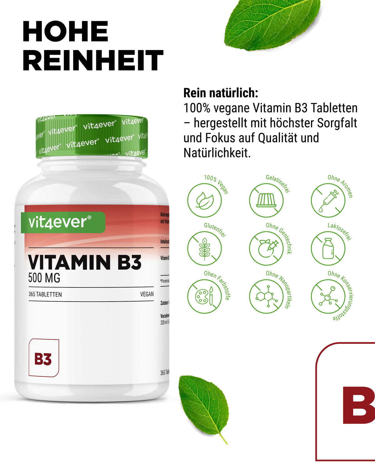 Vitamina B3 - 500 mg
