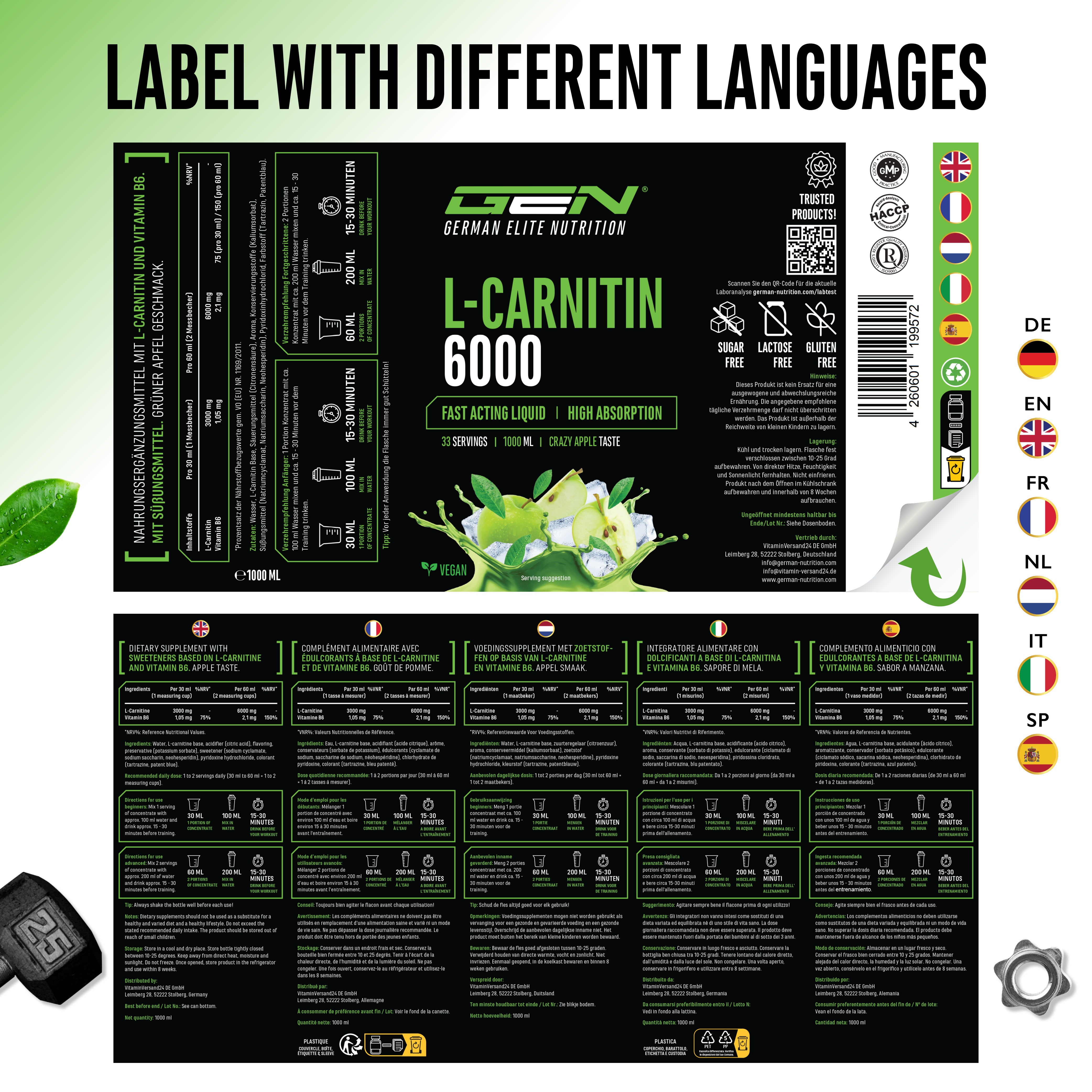 L-Carnitina Liquido