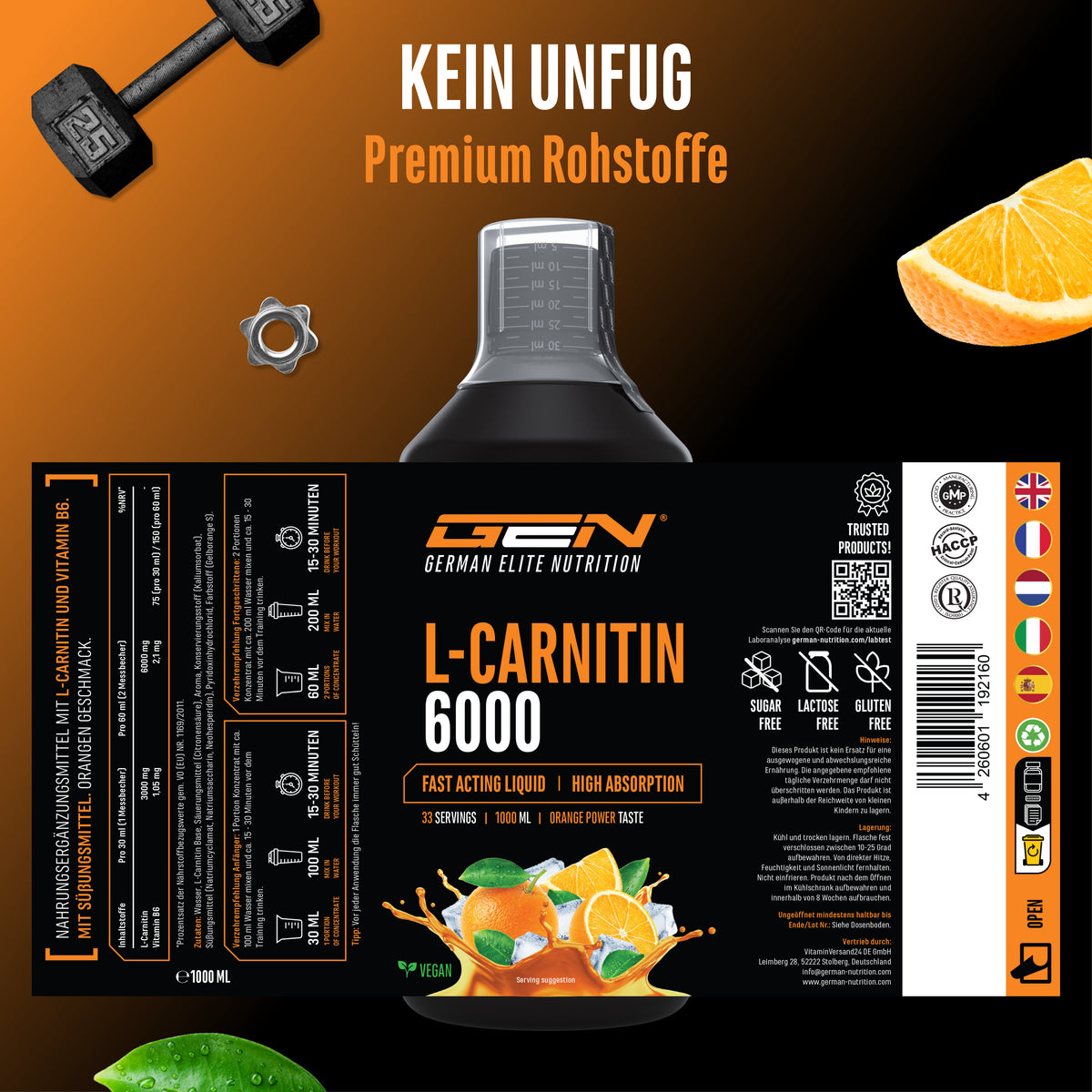 L-Carnitina Liquido