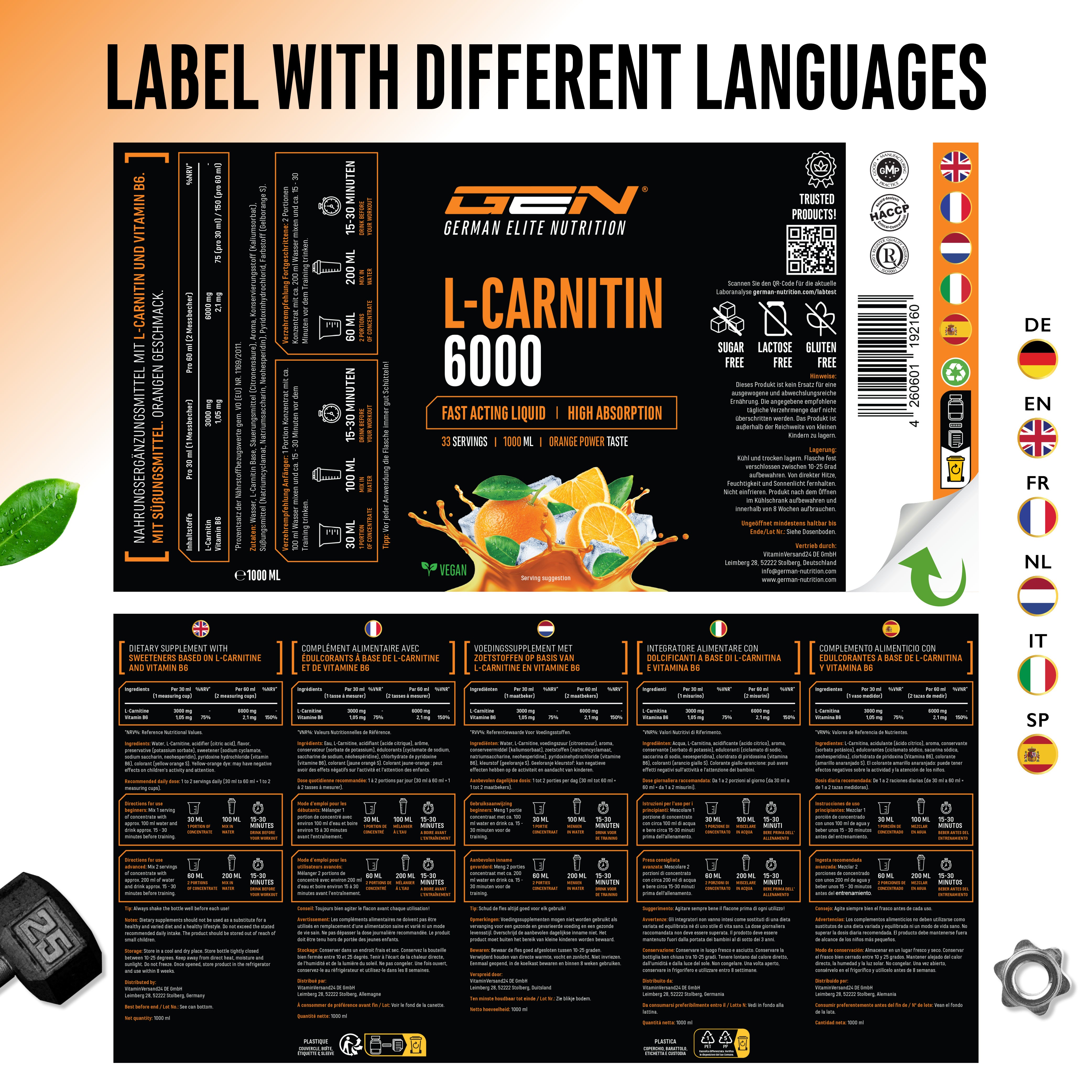 L-Carnitina Liquido