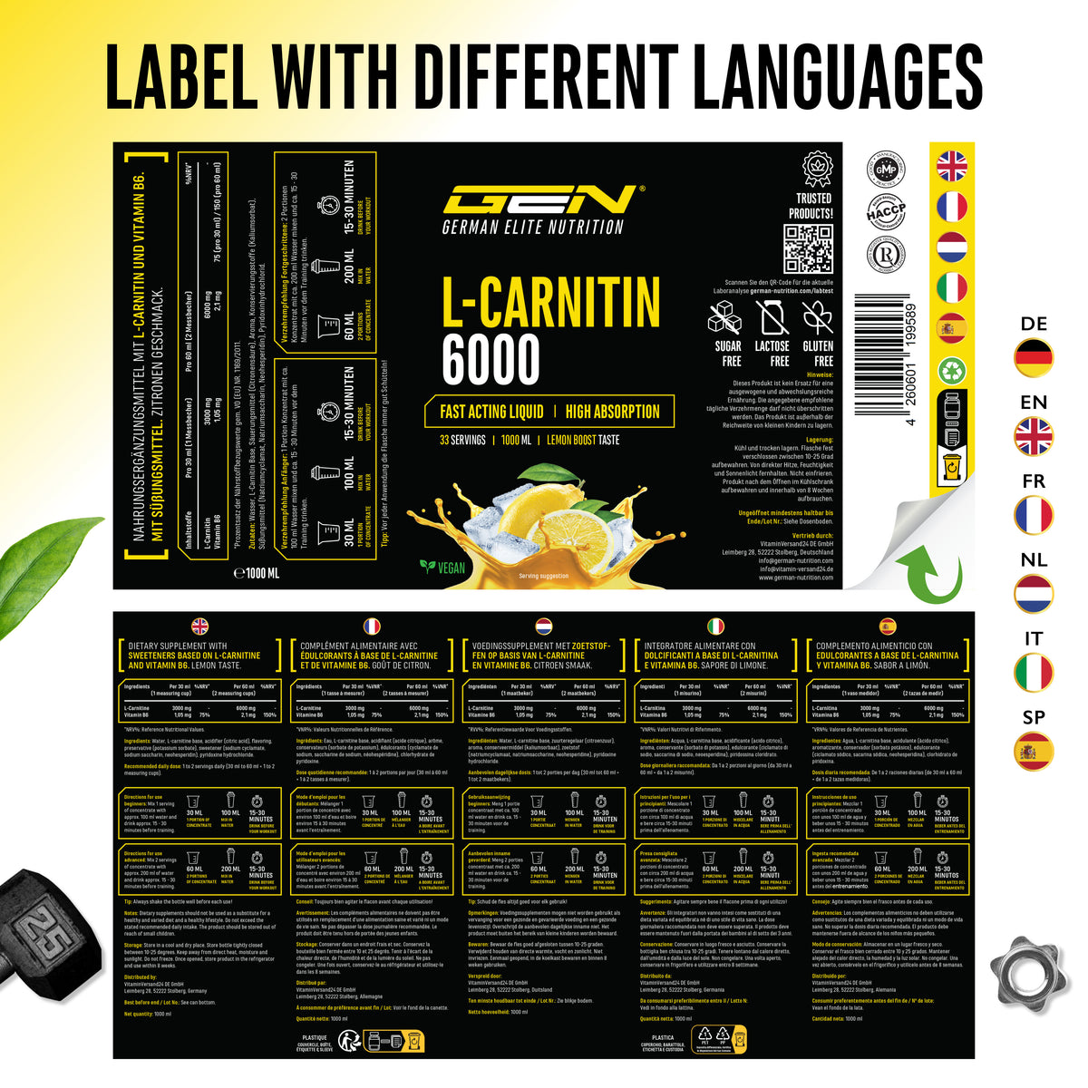 L-Carnitina Liquido