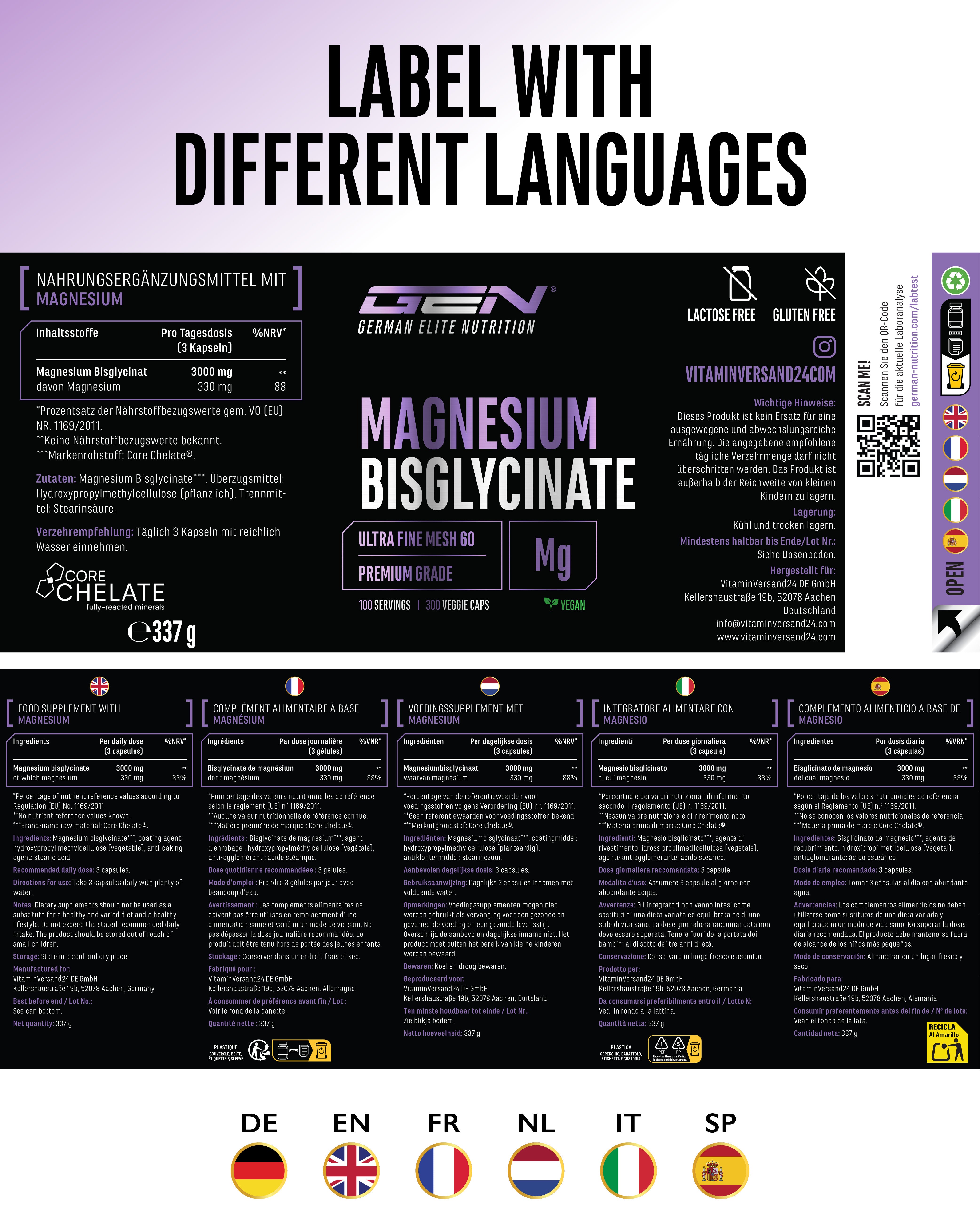 Magnesium Bisglycinat - Core Chelate®