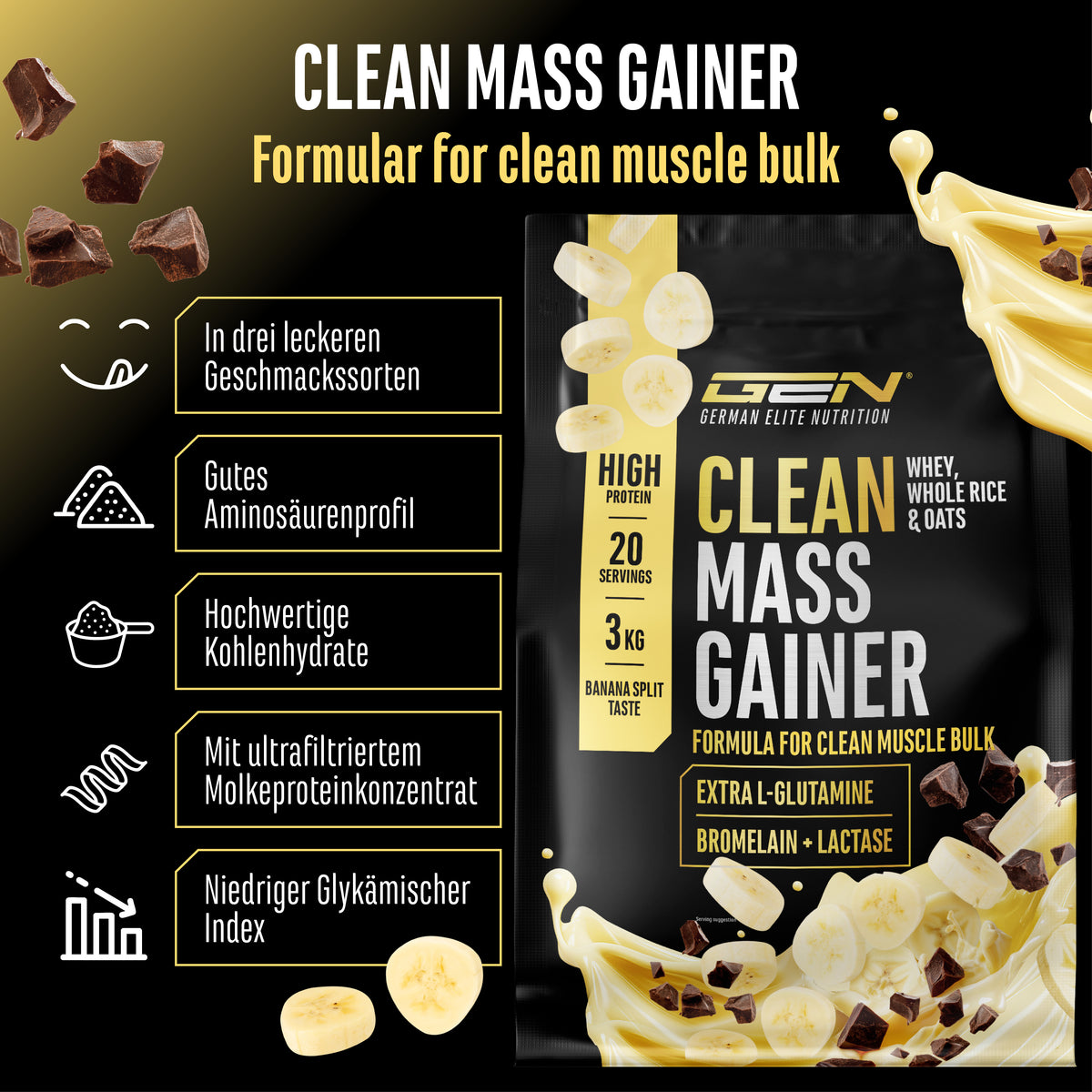 Czysty Gainer Masy