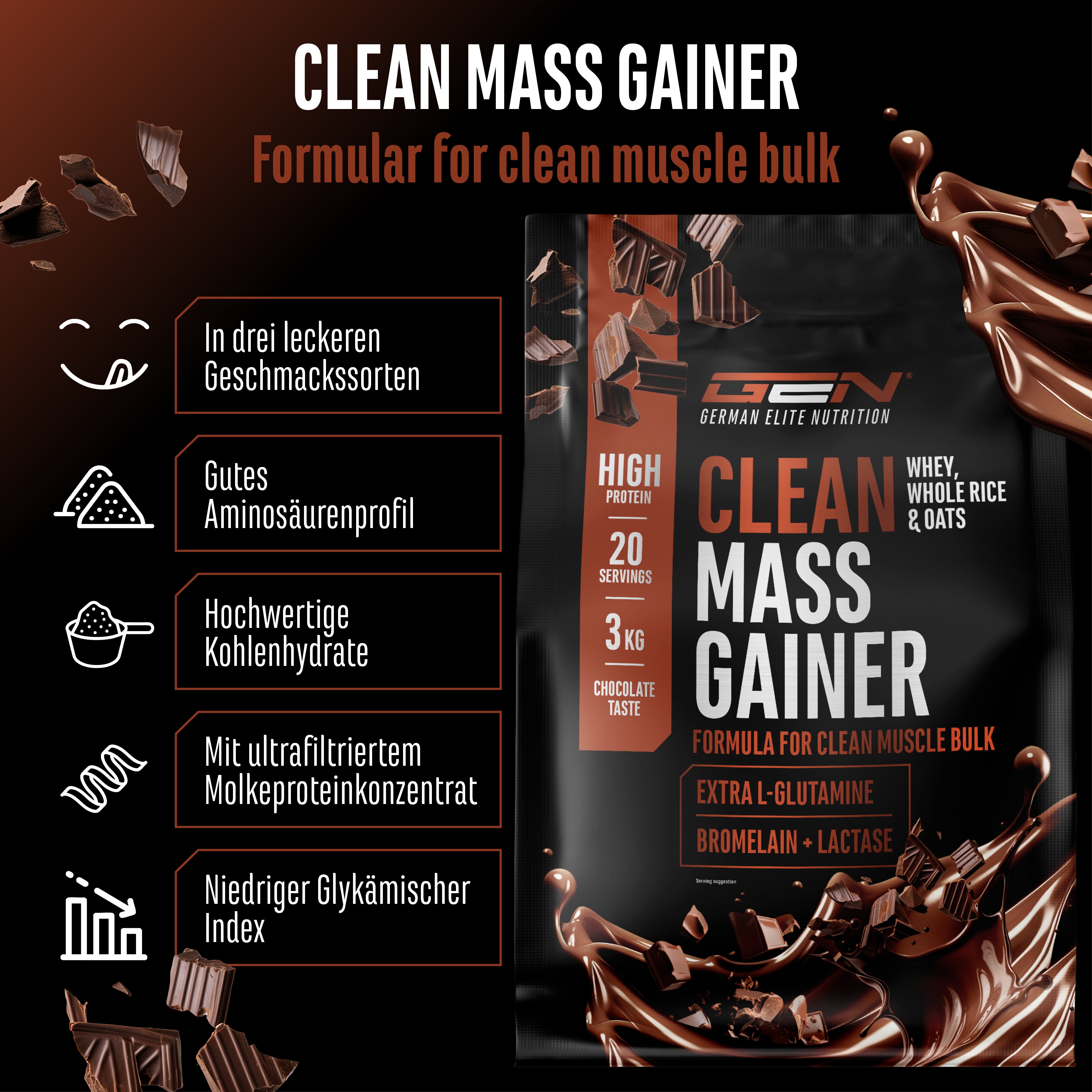 Czysty Gainer Masy