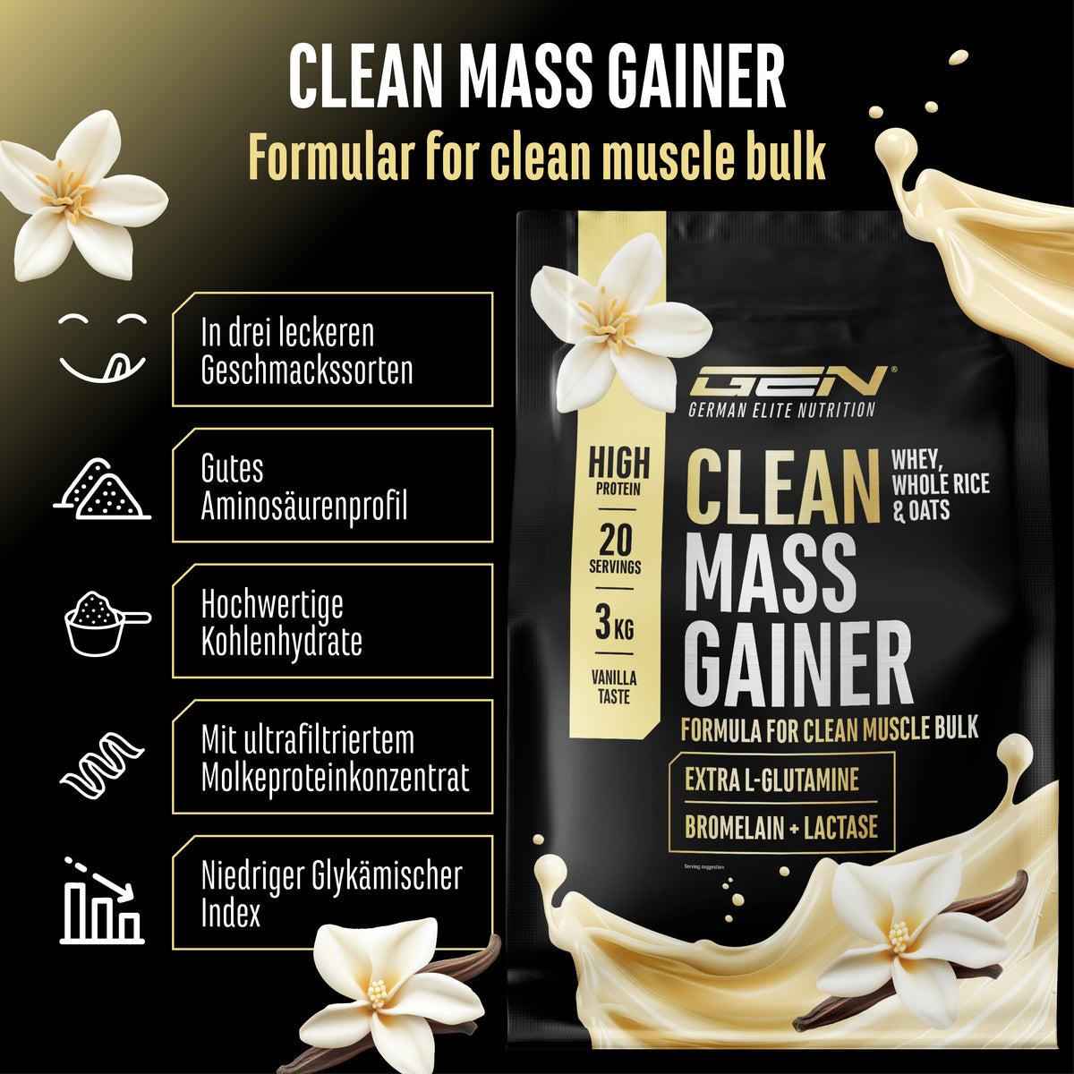 Czysty Gainer Masy