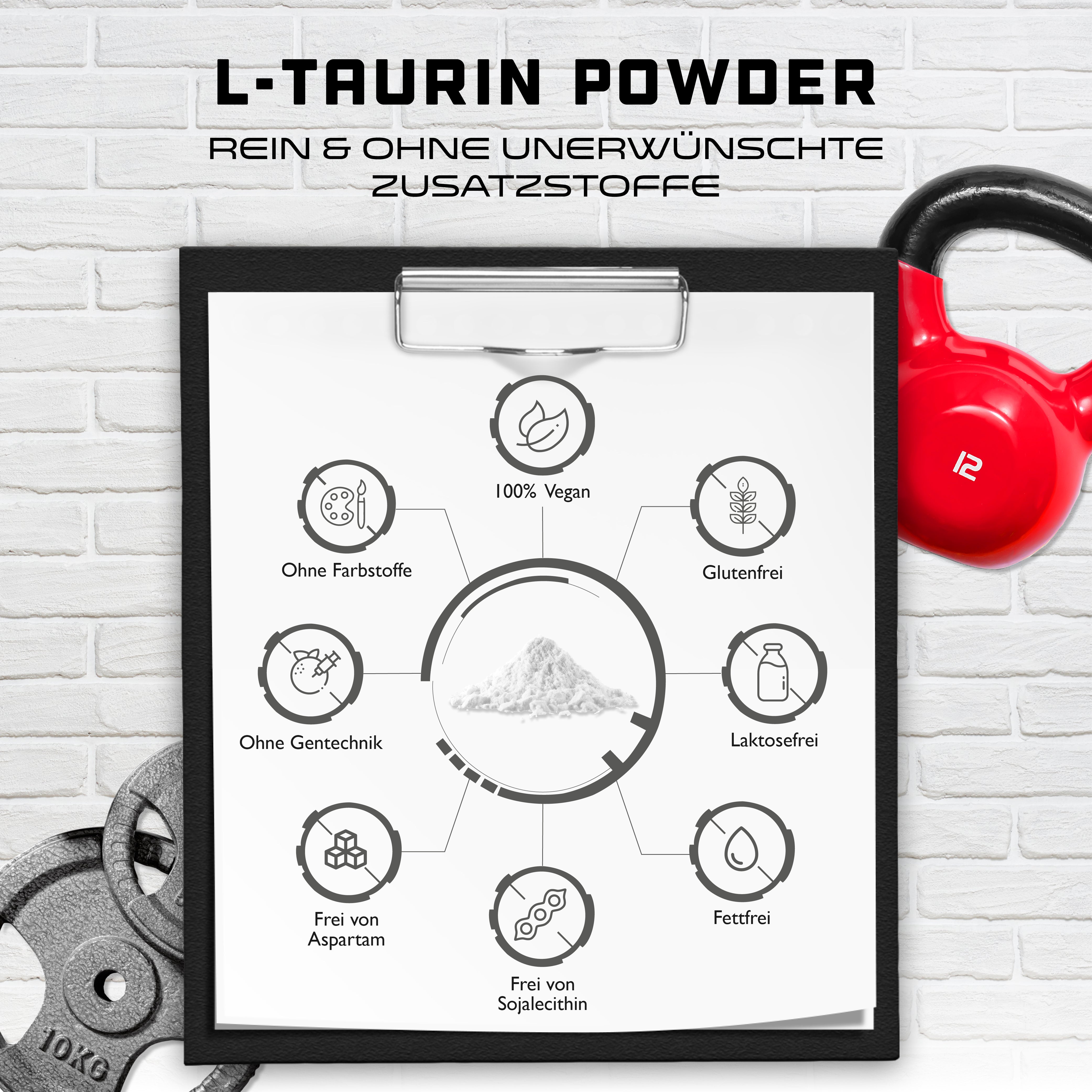 GEN Taurina, 500g polvere