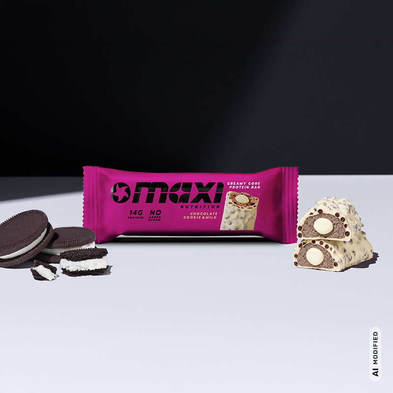 MaxiNutrition Creamy Core Chocolate Cookie & Milk Protein Bar – 45 g