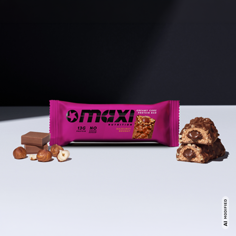 MaxiNutrition Creamy Core Hazelnut Nougat Protein Bar – 45 g