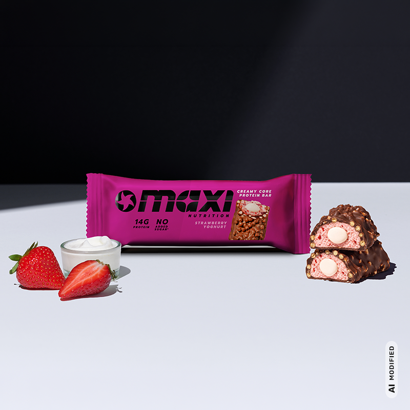 MaxiNutrition Creamy Core Strawberry Yoghurt Protein Bar – 45 g