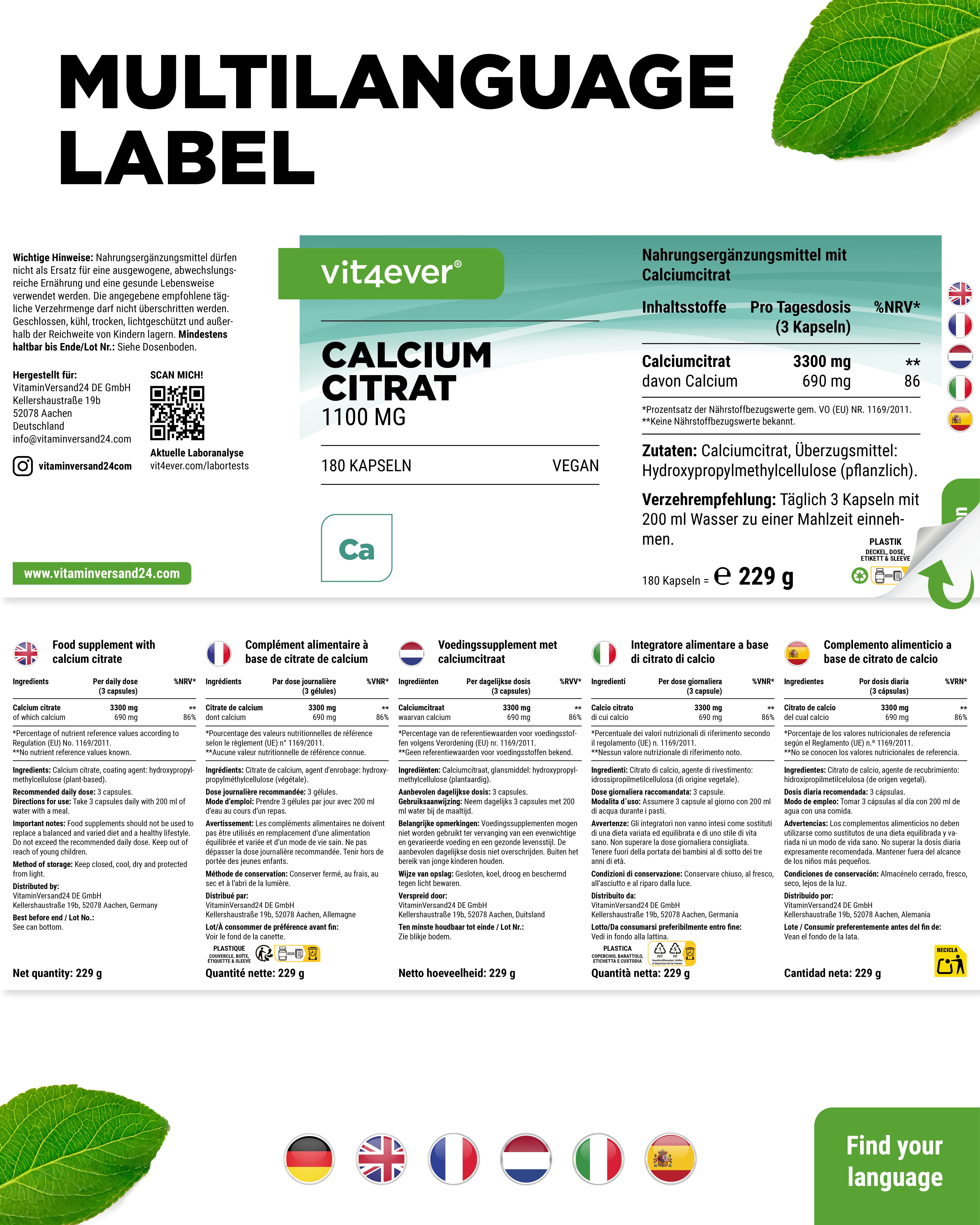Calcium Citrate Capsules