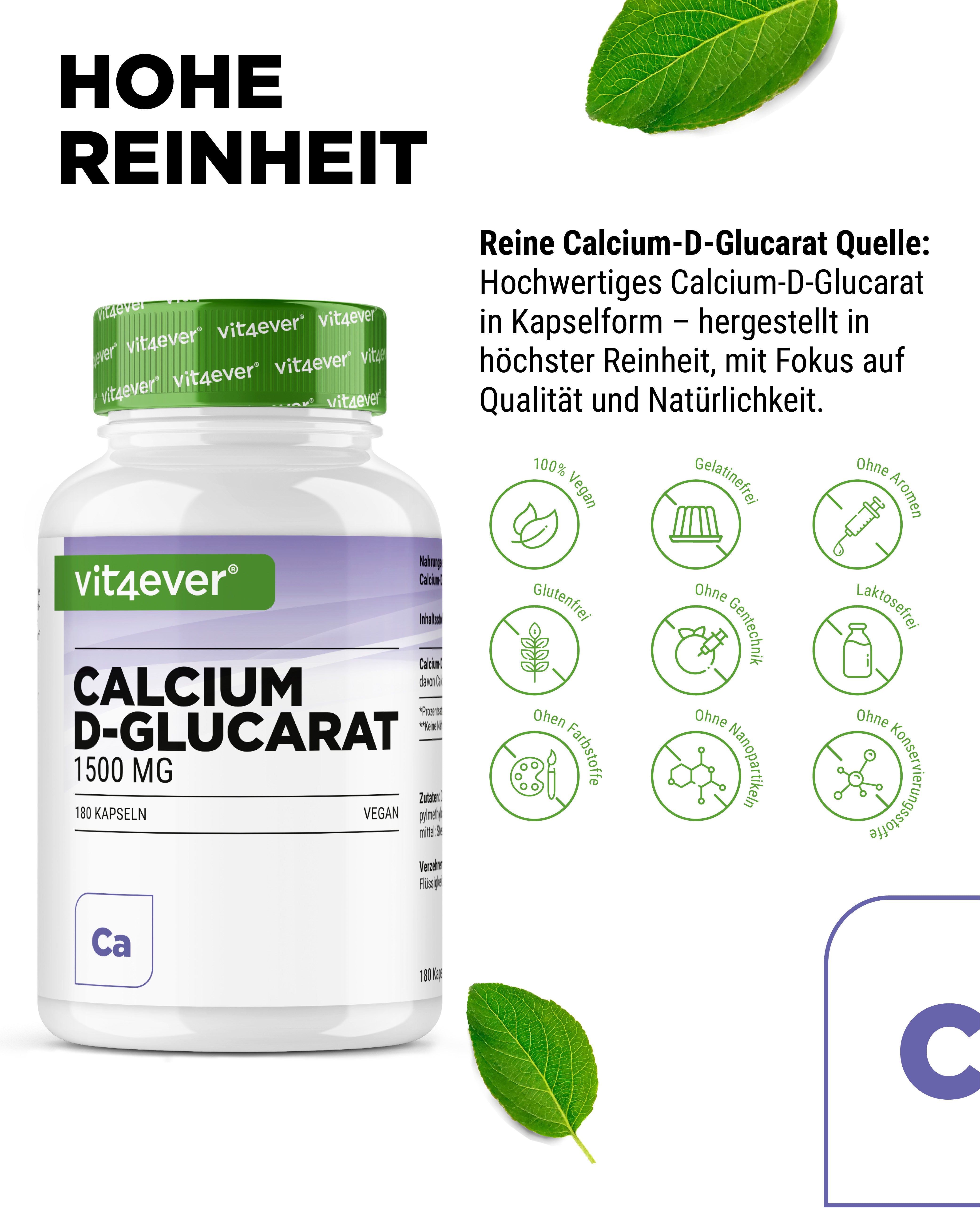 Cápsulas de D-Glucarato de calcio