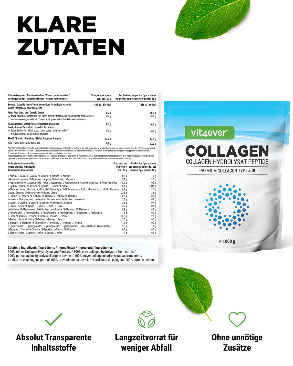 Kollagen Pulver