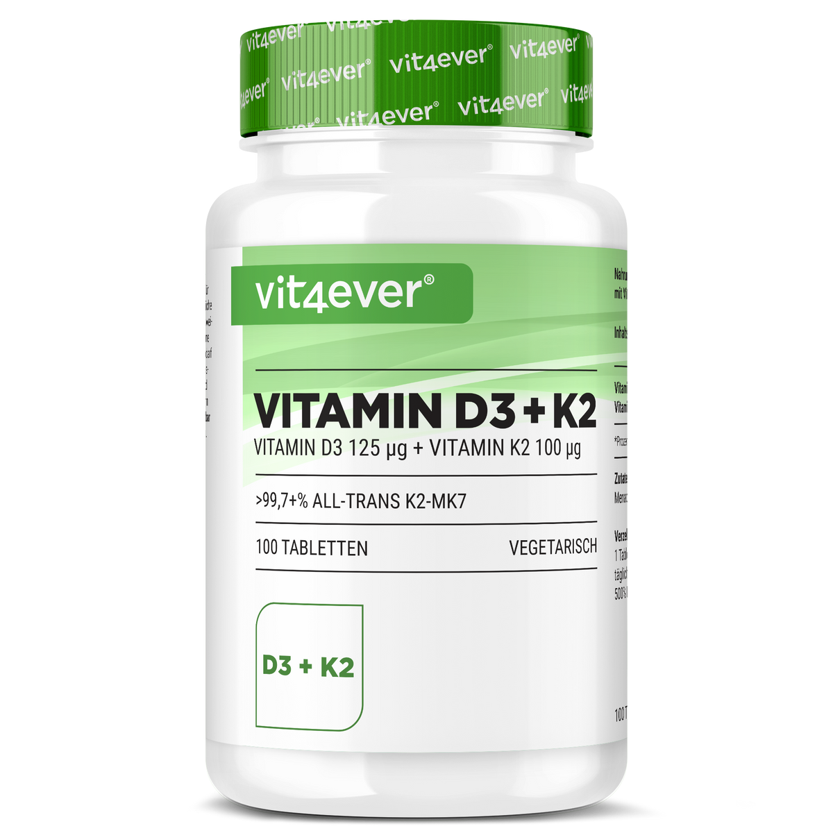 Vitamin D3 5.000 I.E. + Vitamin K2 100 mcg