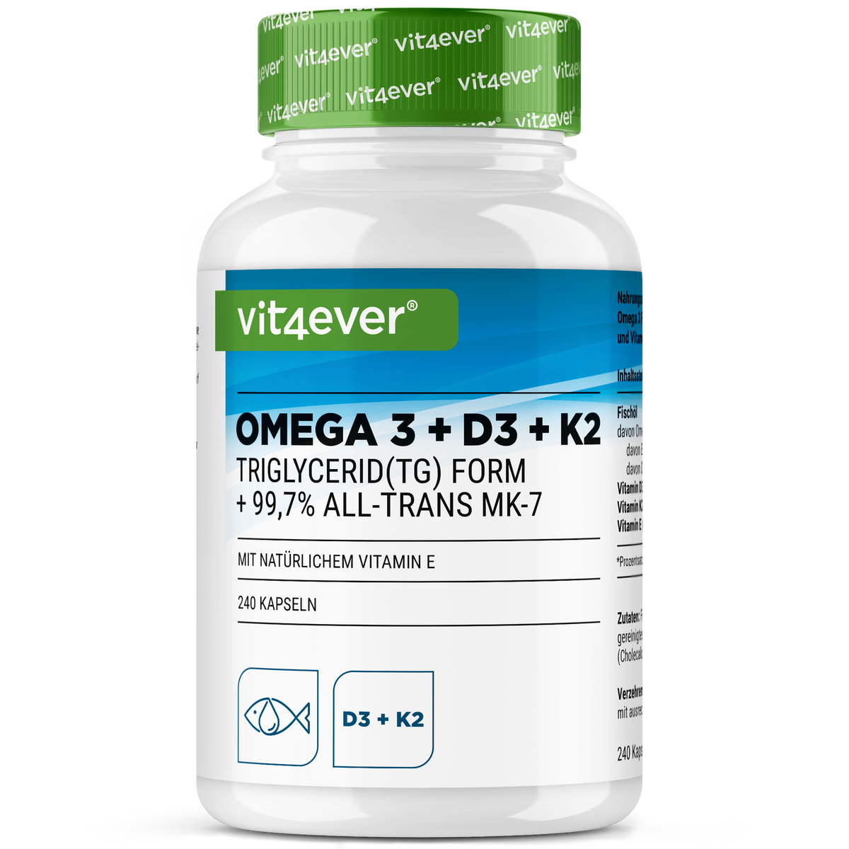 Omega 3 + D3 + K2 Komplex