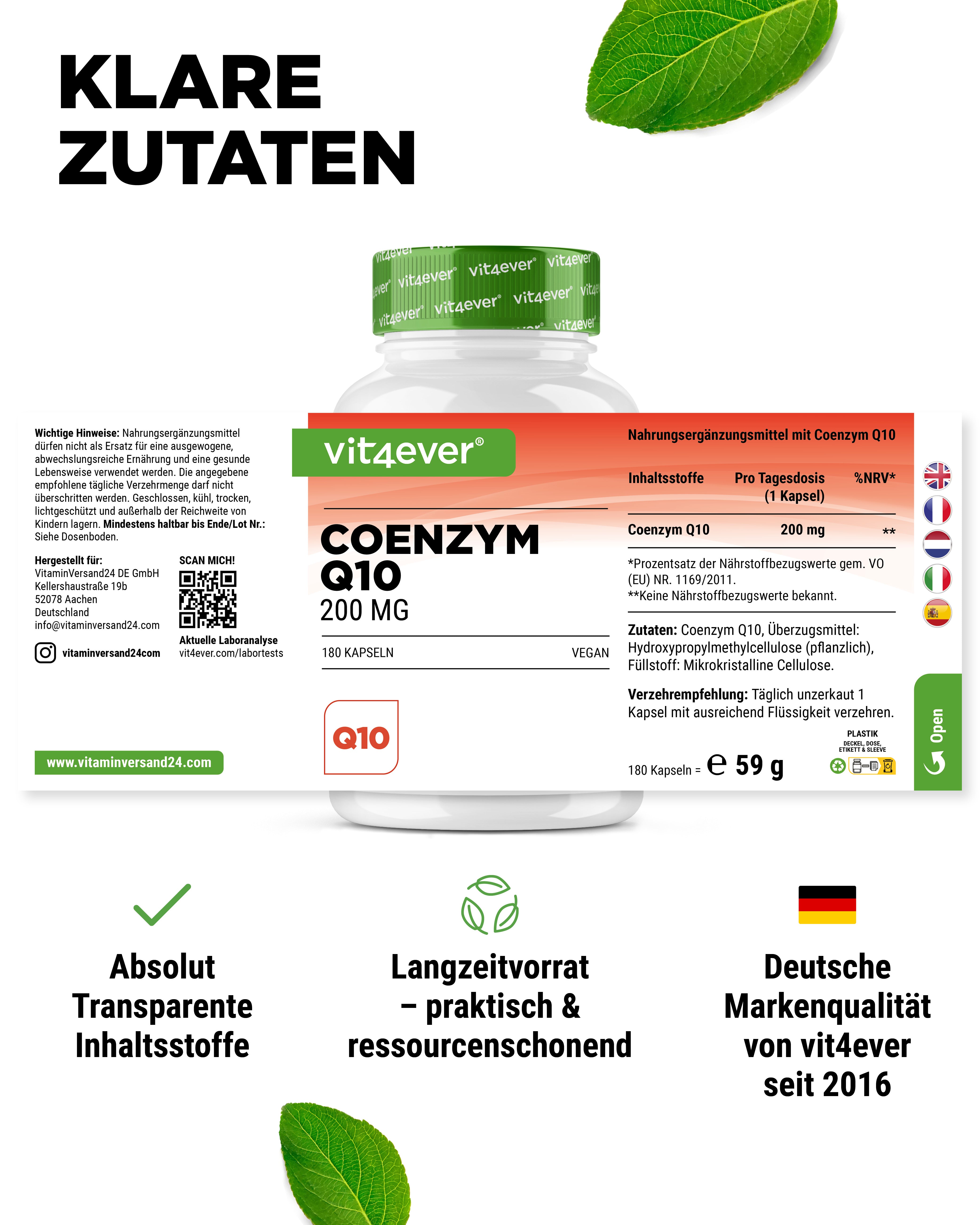 Coenzym Q10 - 200 mg