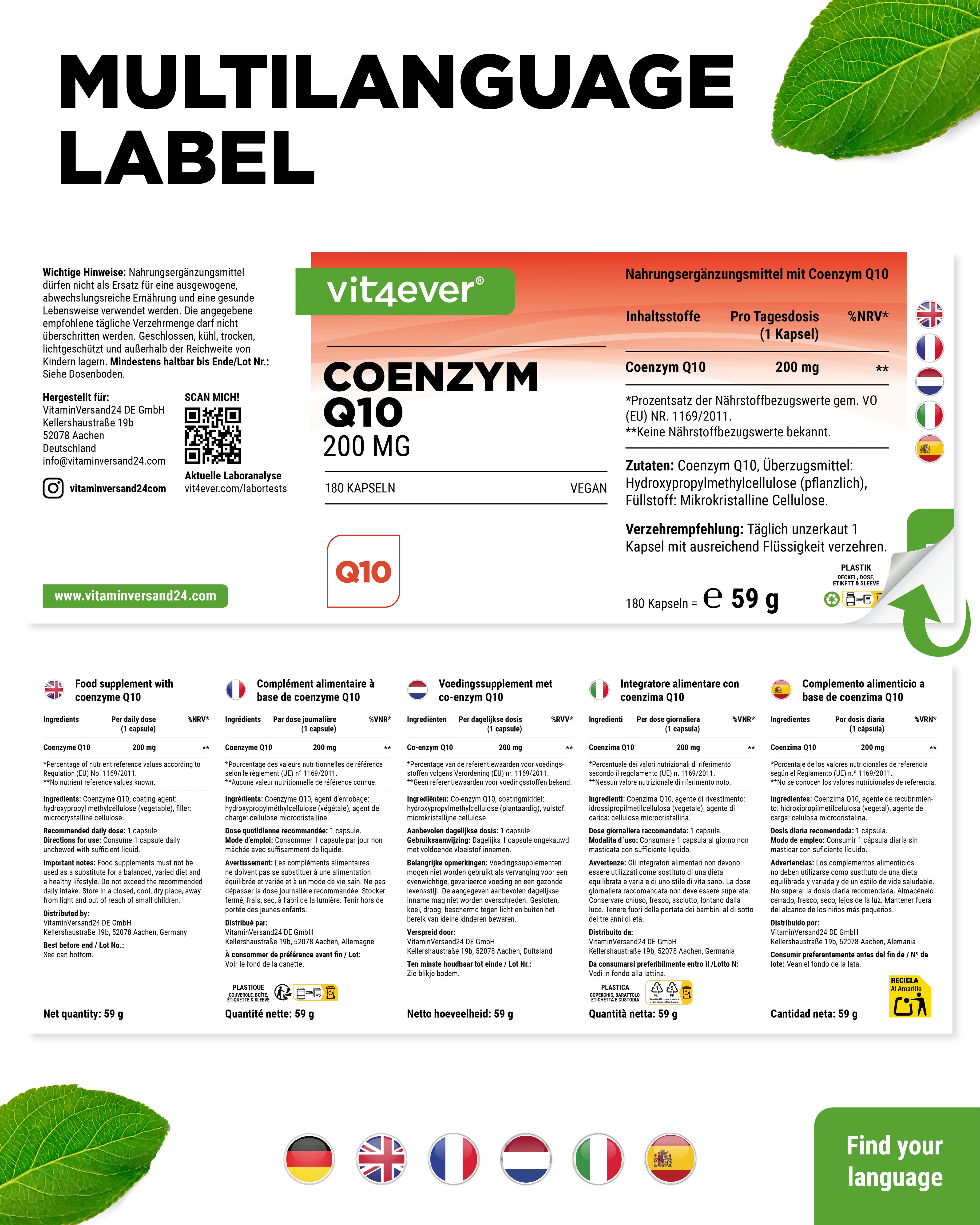 Coenzym Q10 - 200 mg