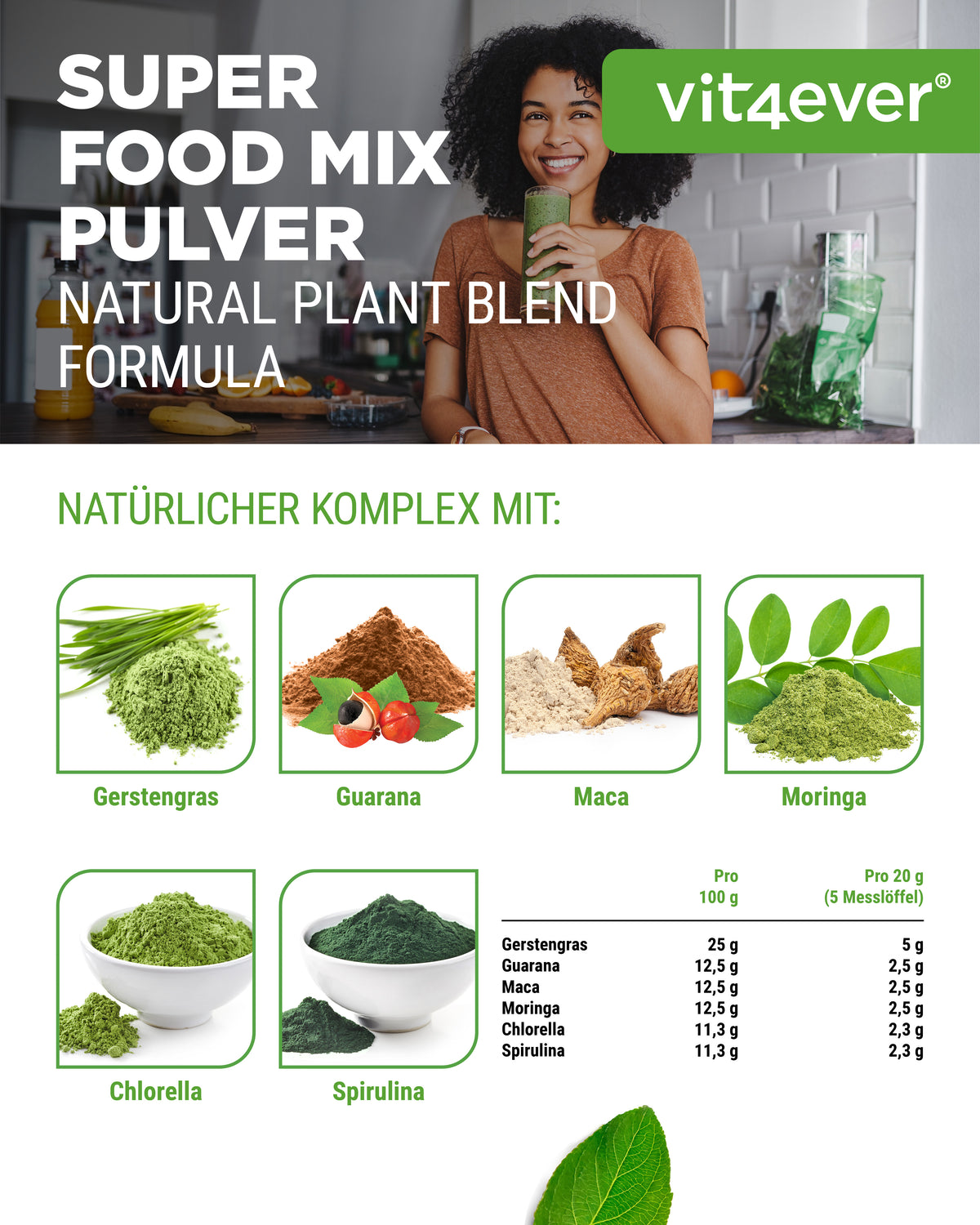 Superfood Mix - 420 g polvere (Shake)