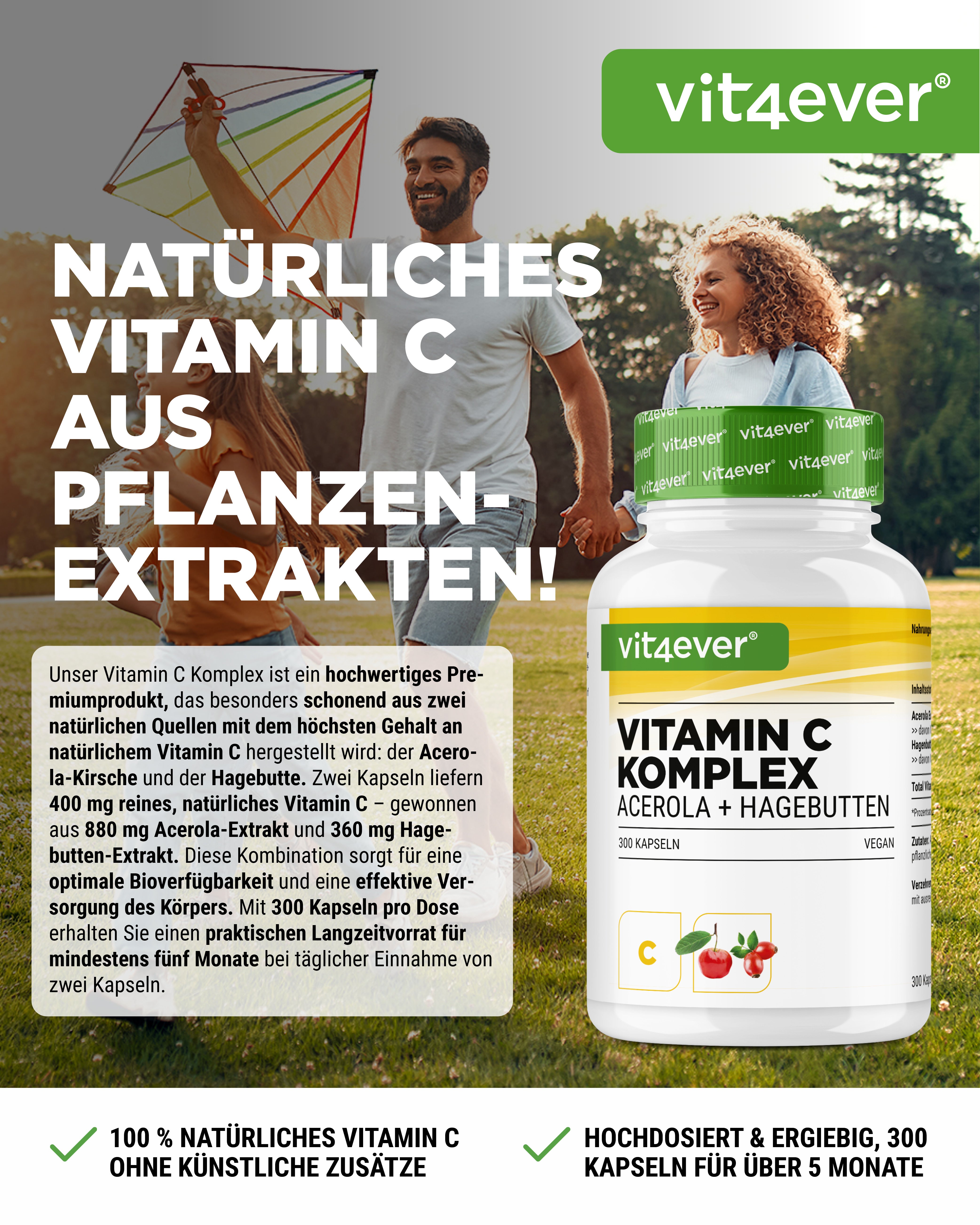 Natürlicher Vitamin C Komplex