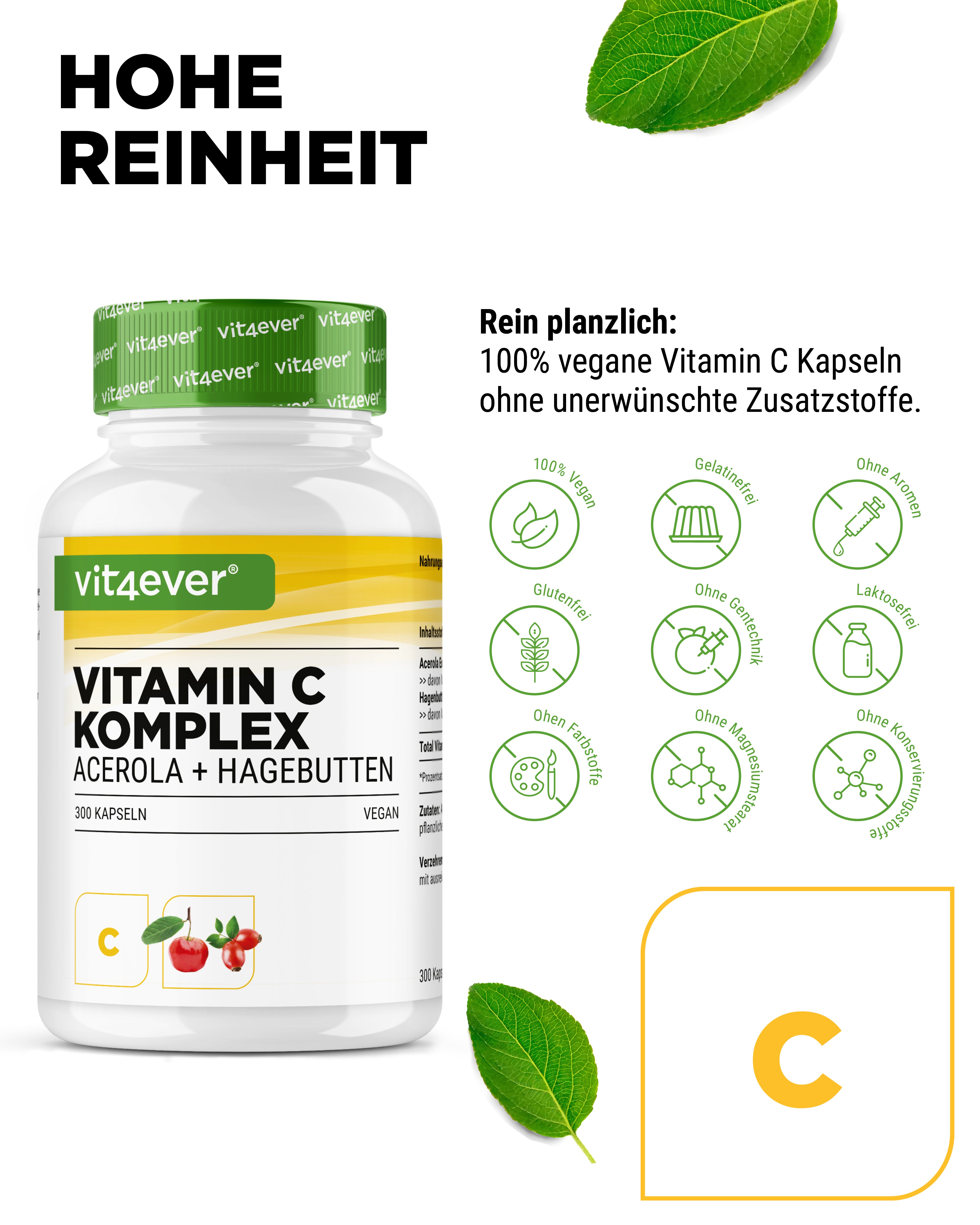 Vitamin C Complex (Acerola+Rosehip)