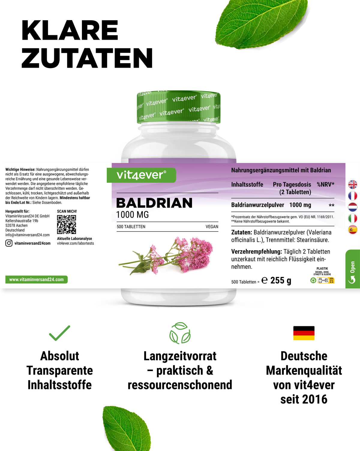 Waleriana - 500 mg