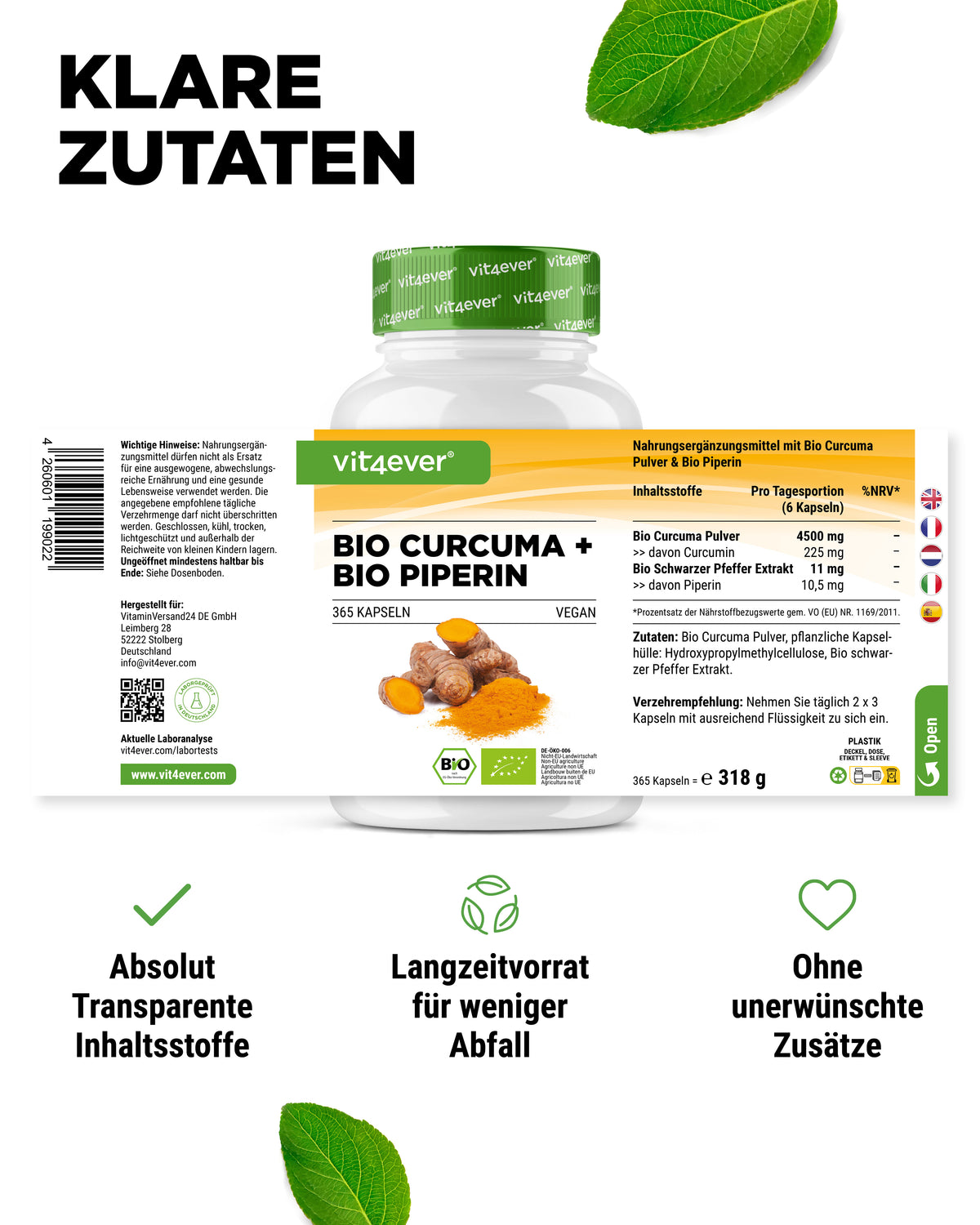 Curcuma Bio + Pipérine Bio
