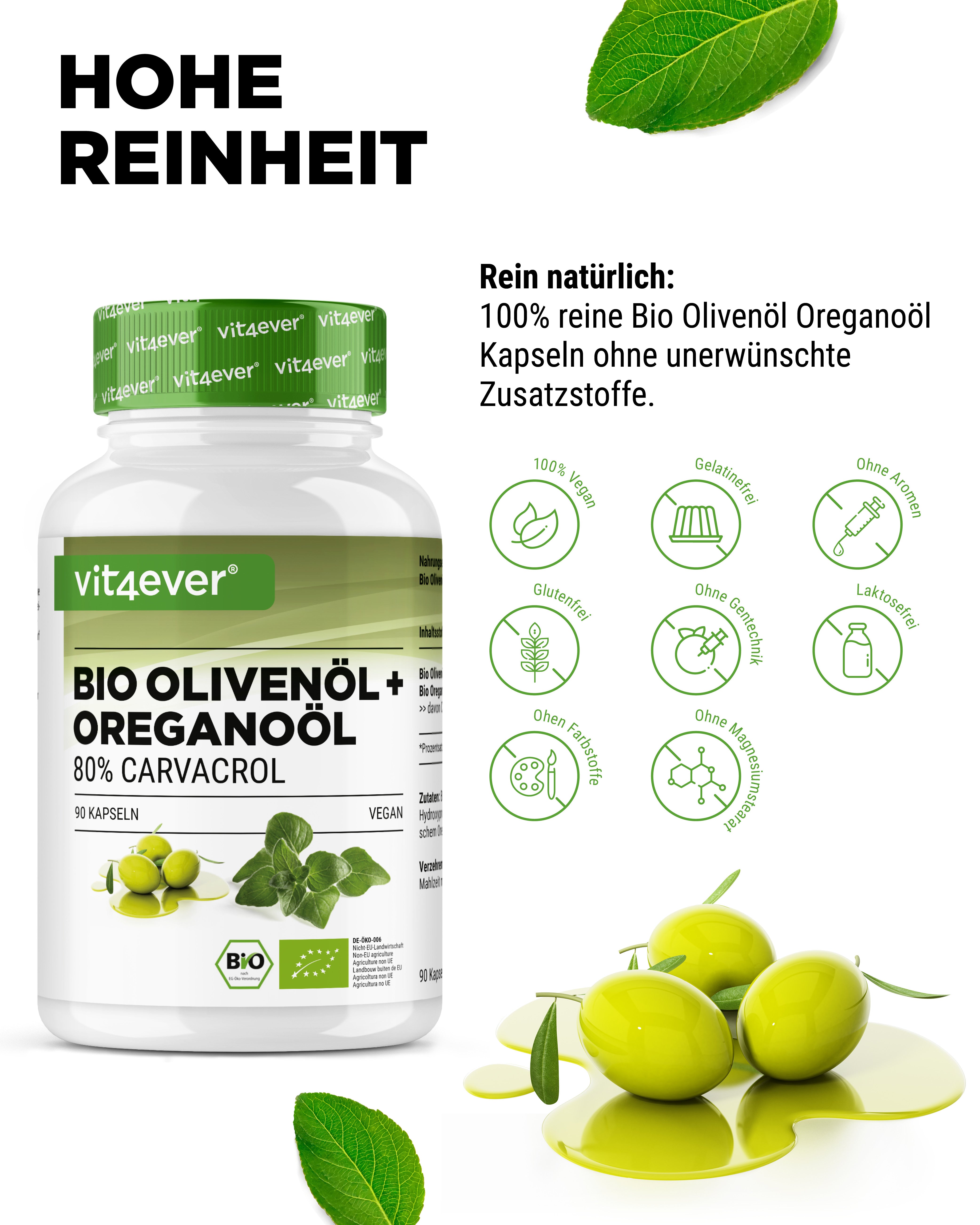 Olio di origano Bio & olio d'oliva,