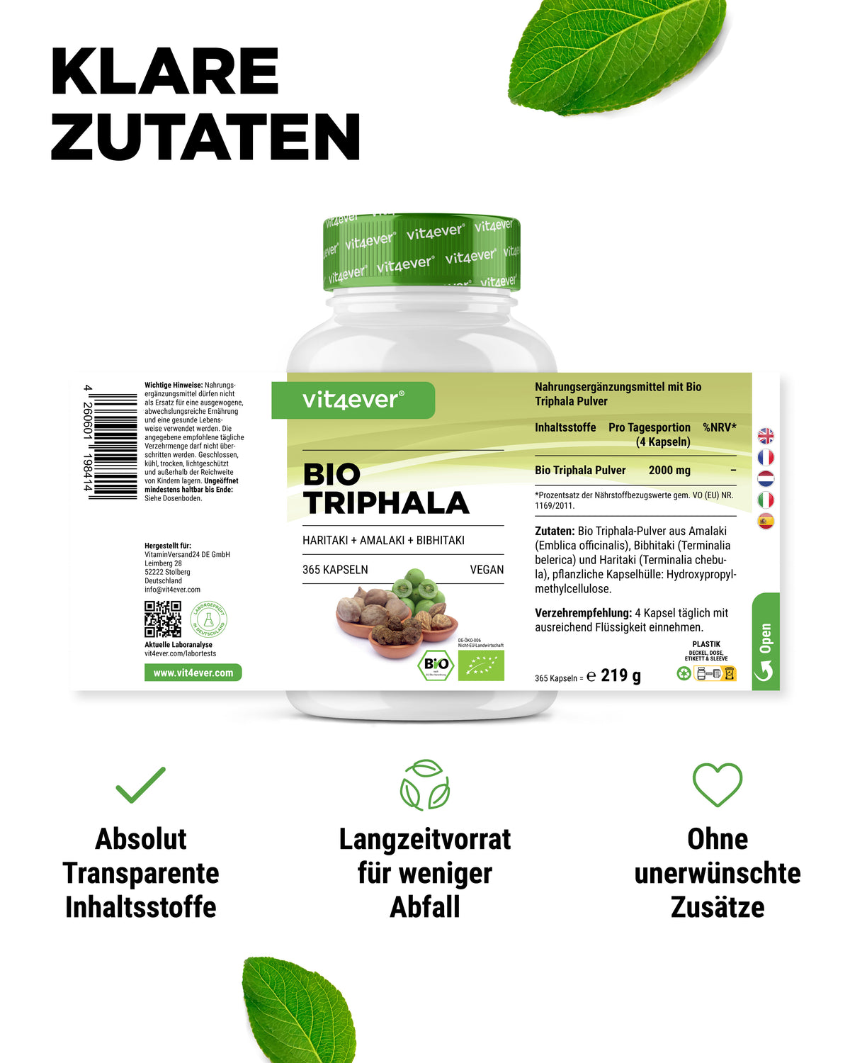 Triphala Bio - 500 mg
