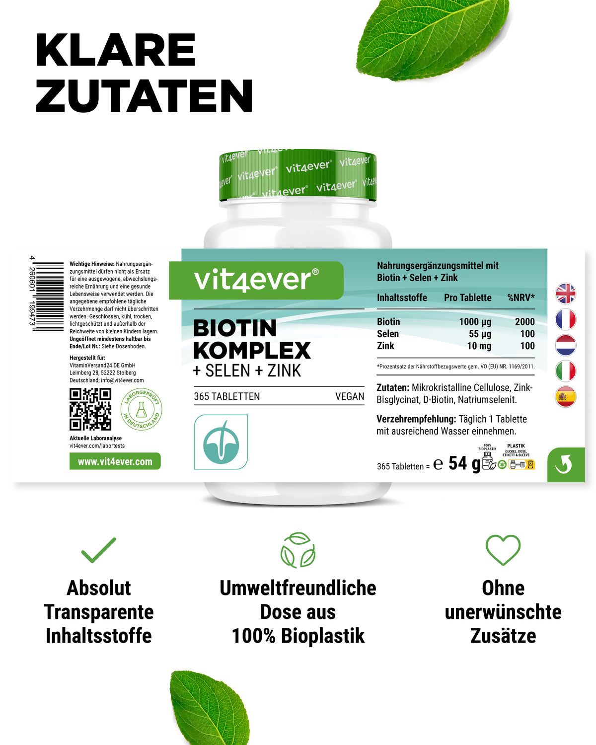 Biotin + Selen + Zink
