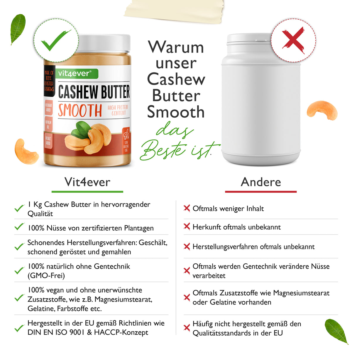 100 % Beurre de cajou