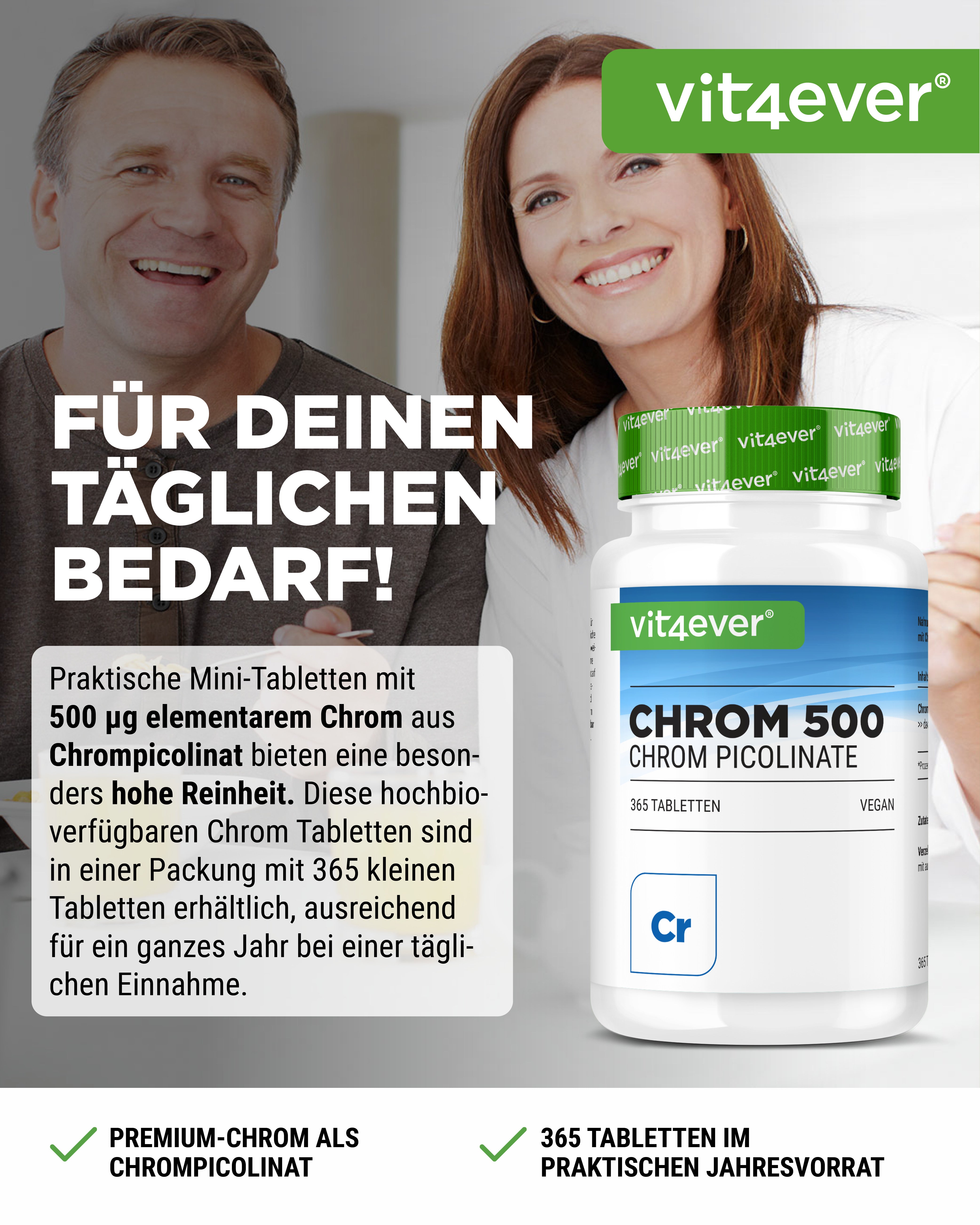 Chromium - 500 mcg