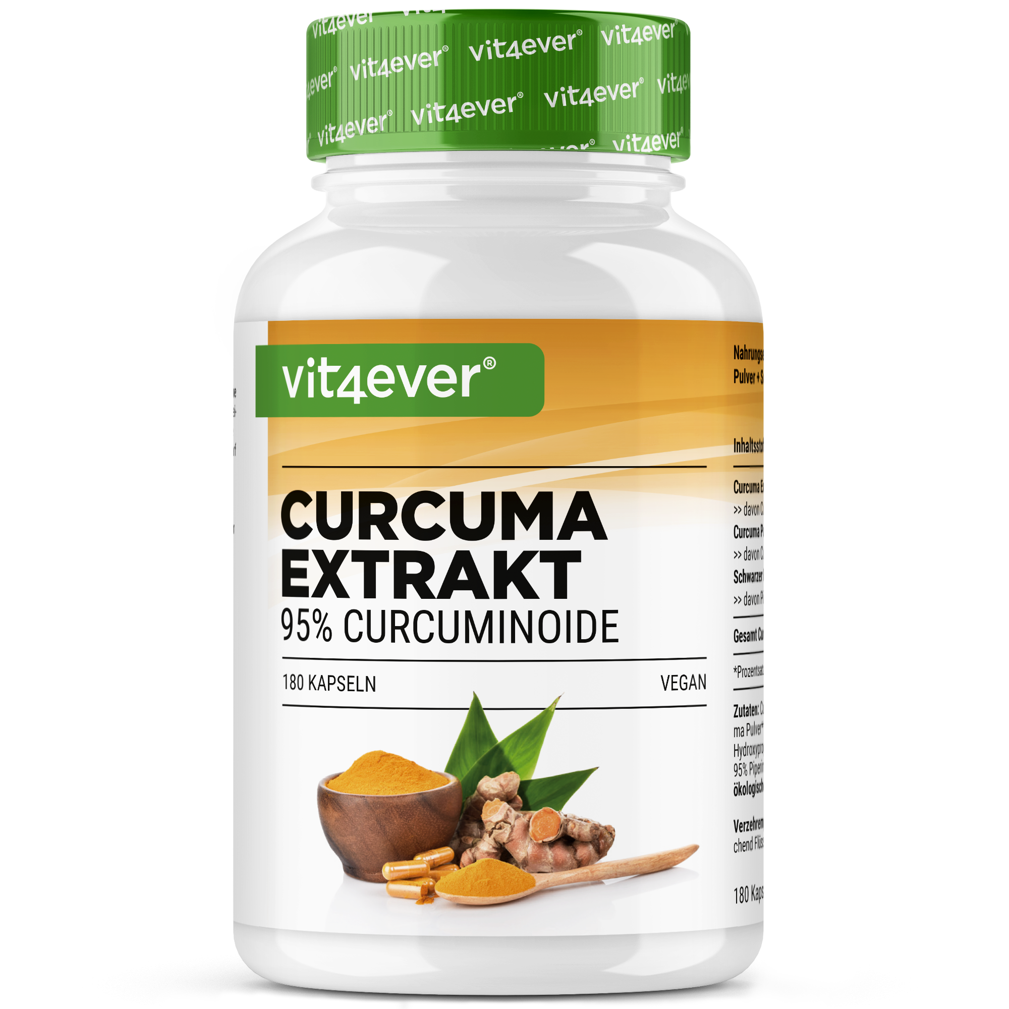 Curcuma Extrakt Intenso - 180 Kapseln
