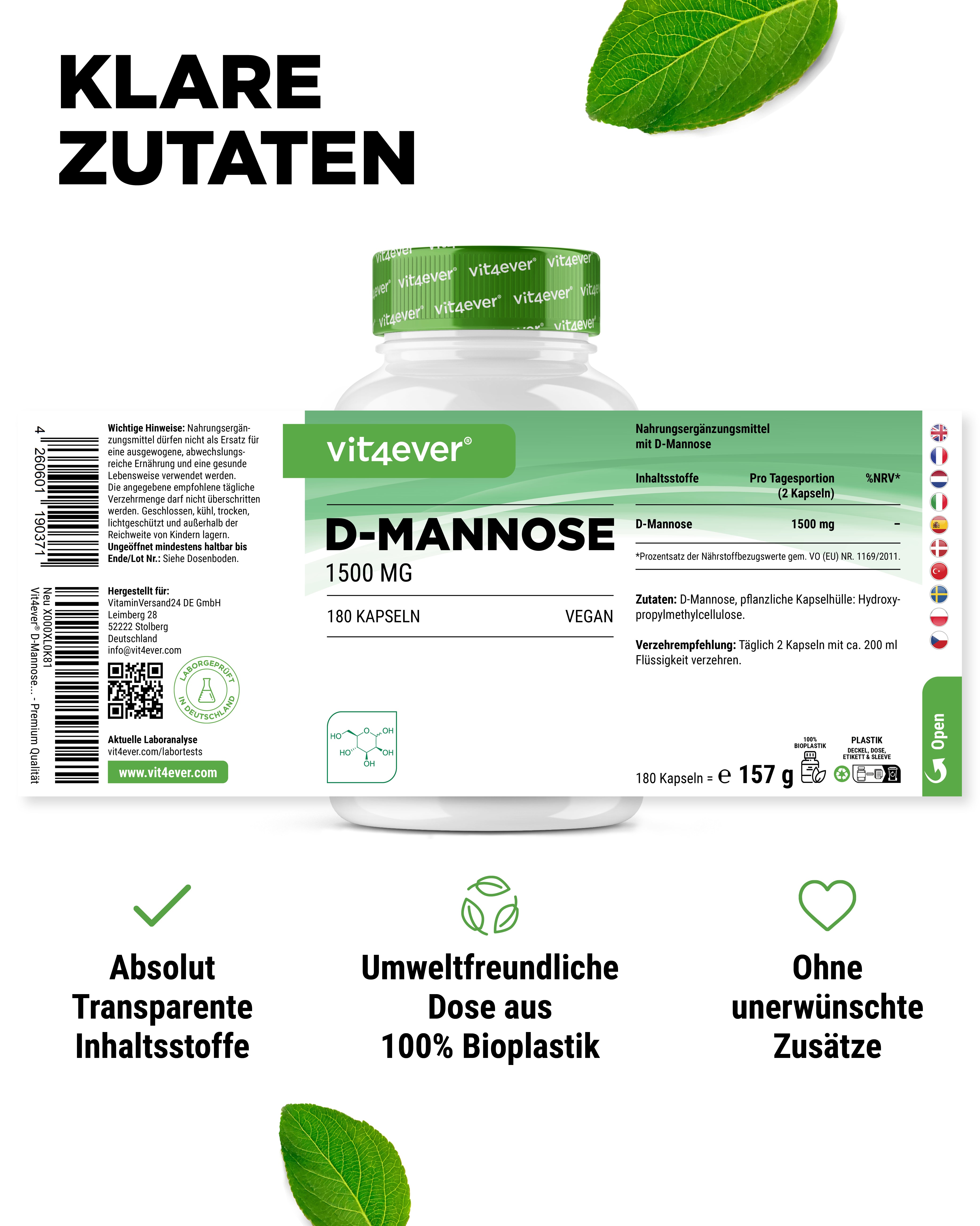D-Manoza - 750 mg