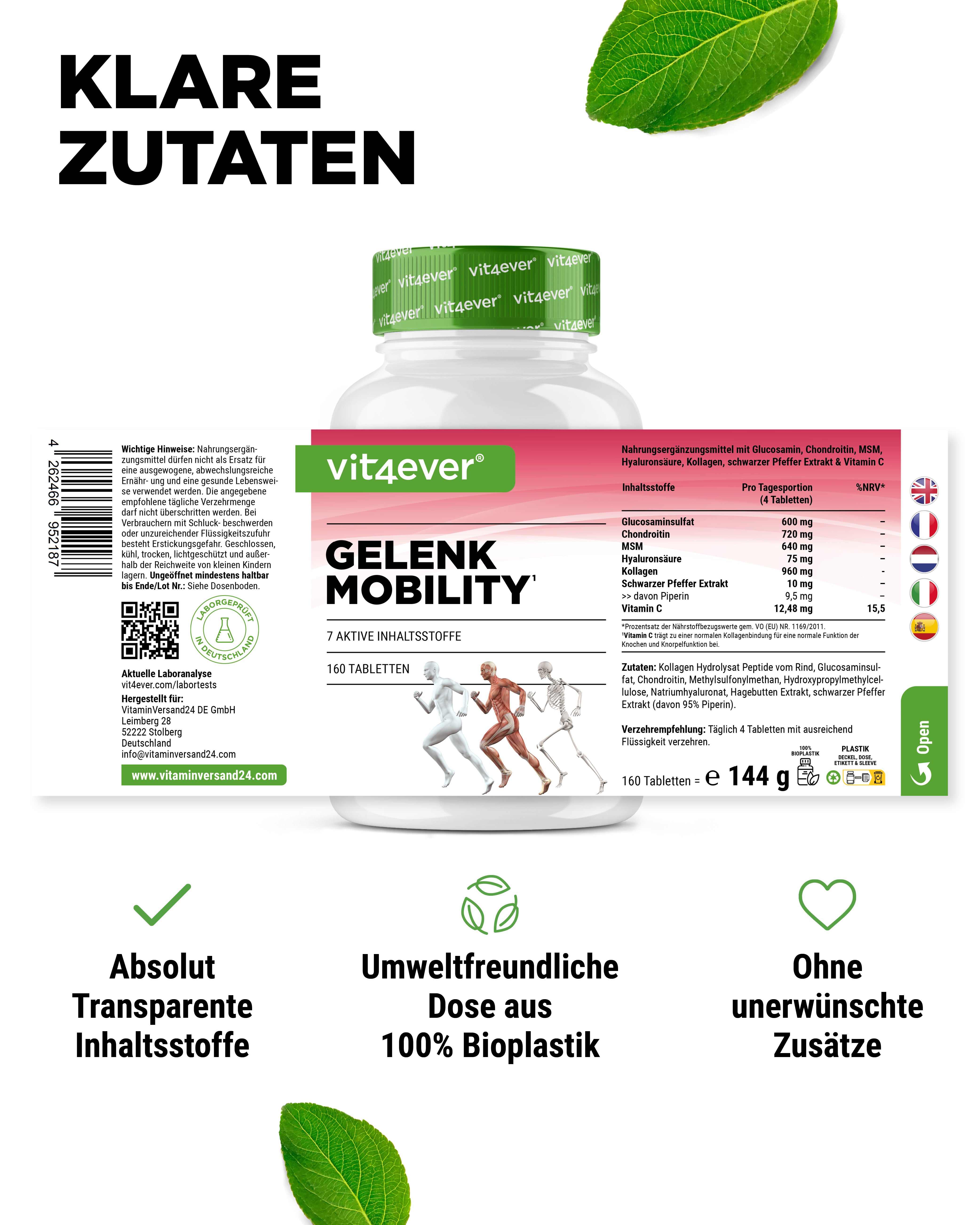 Gewricht mobiliteit - 7 ingrediënten