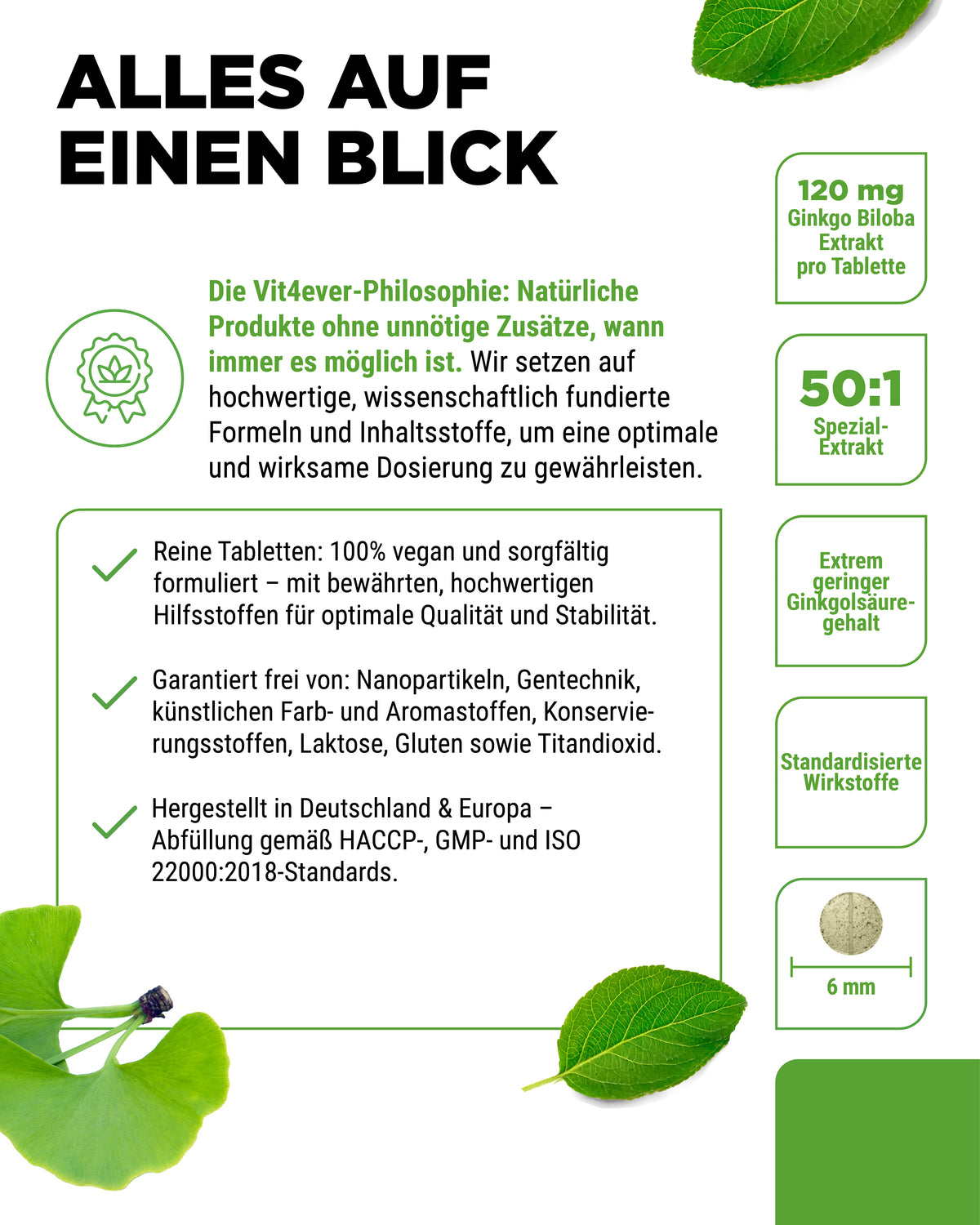 Extrait de Ginkgo biloba