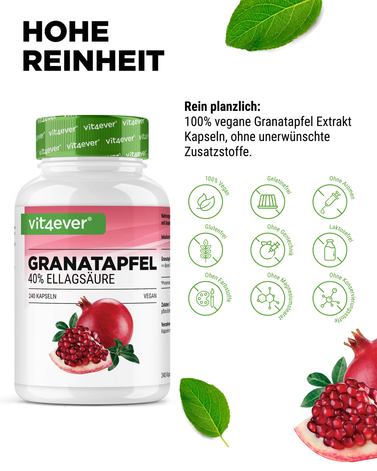 Pomegranate Extract, 240 Capsules