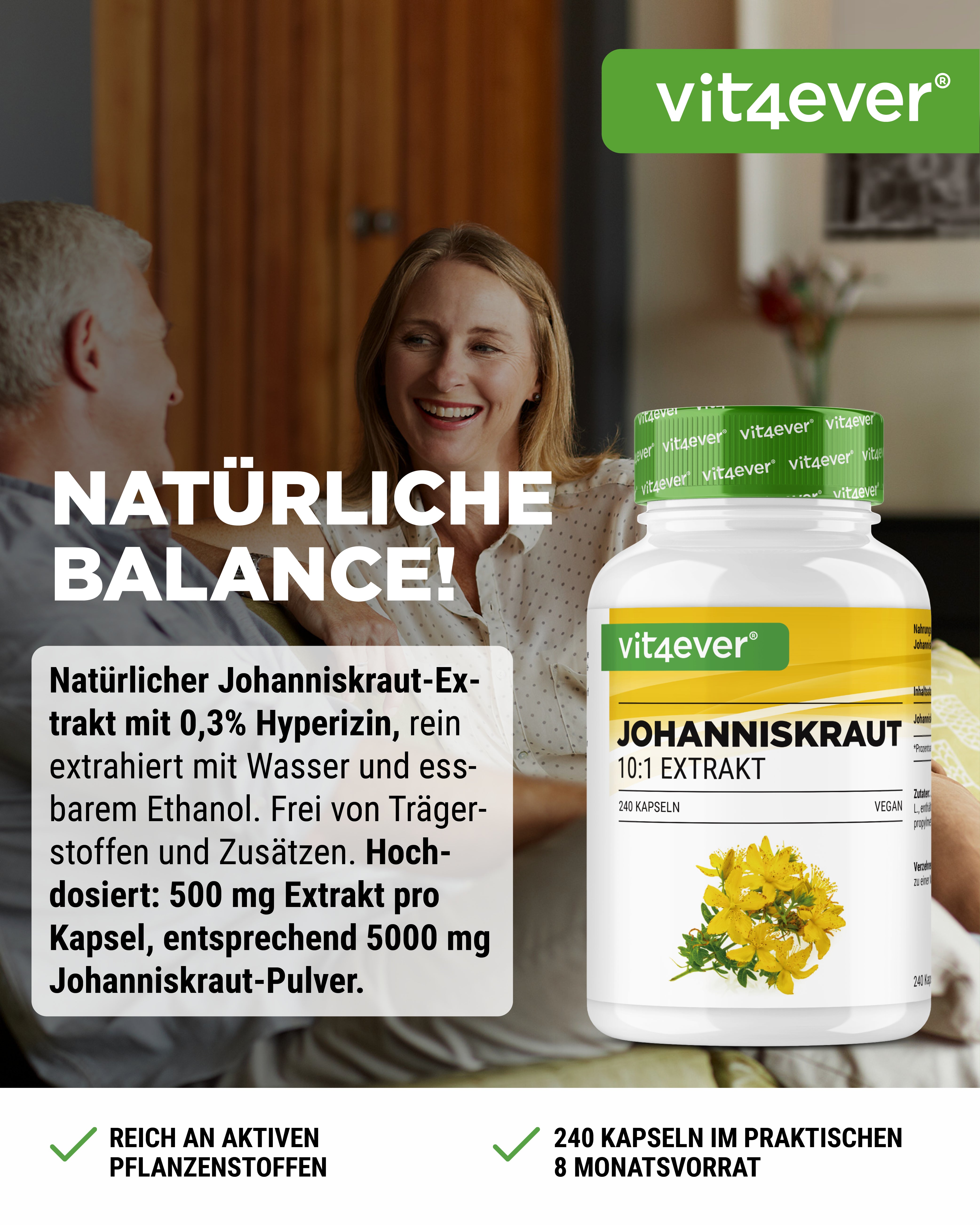 Johanniskraut - 500 mg