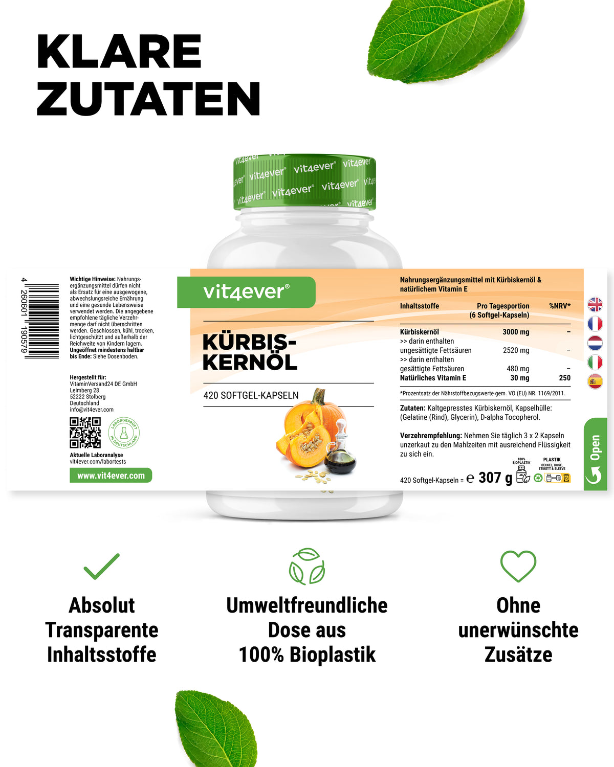 Pumpkin Seed Oil Capsules