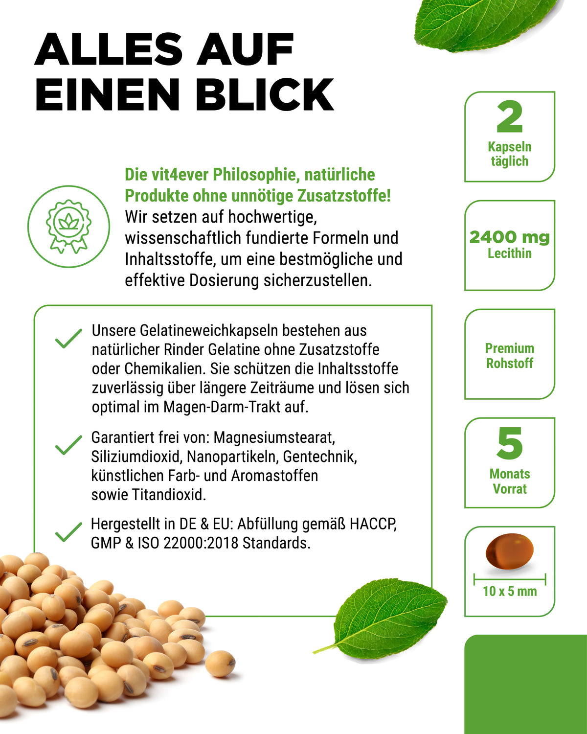 Lecithin - 1200 mg