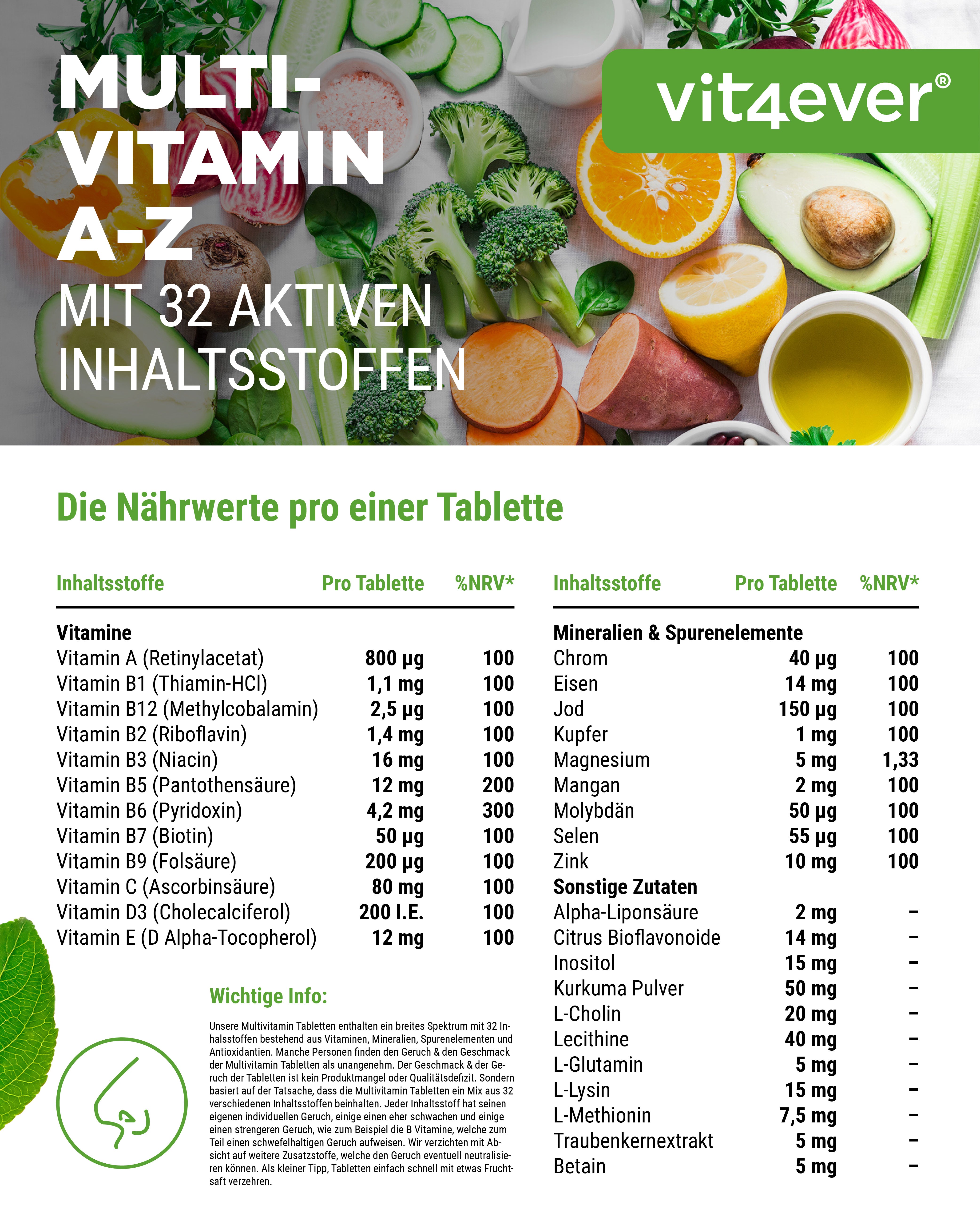 Multivitamine A-Z